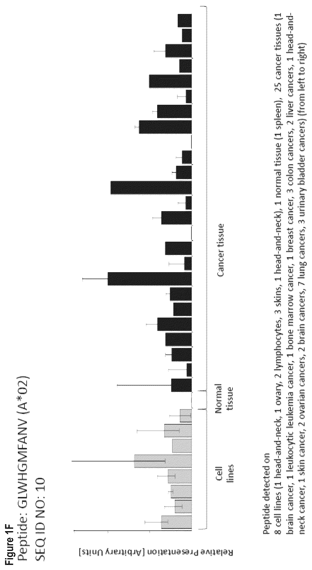 Patent US12103984 Figure 6 – Peptides, combination of peptides, and cell based medicaments for use in immunotherapy against urinary bladder cancer and other cancers