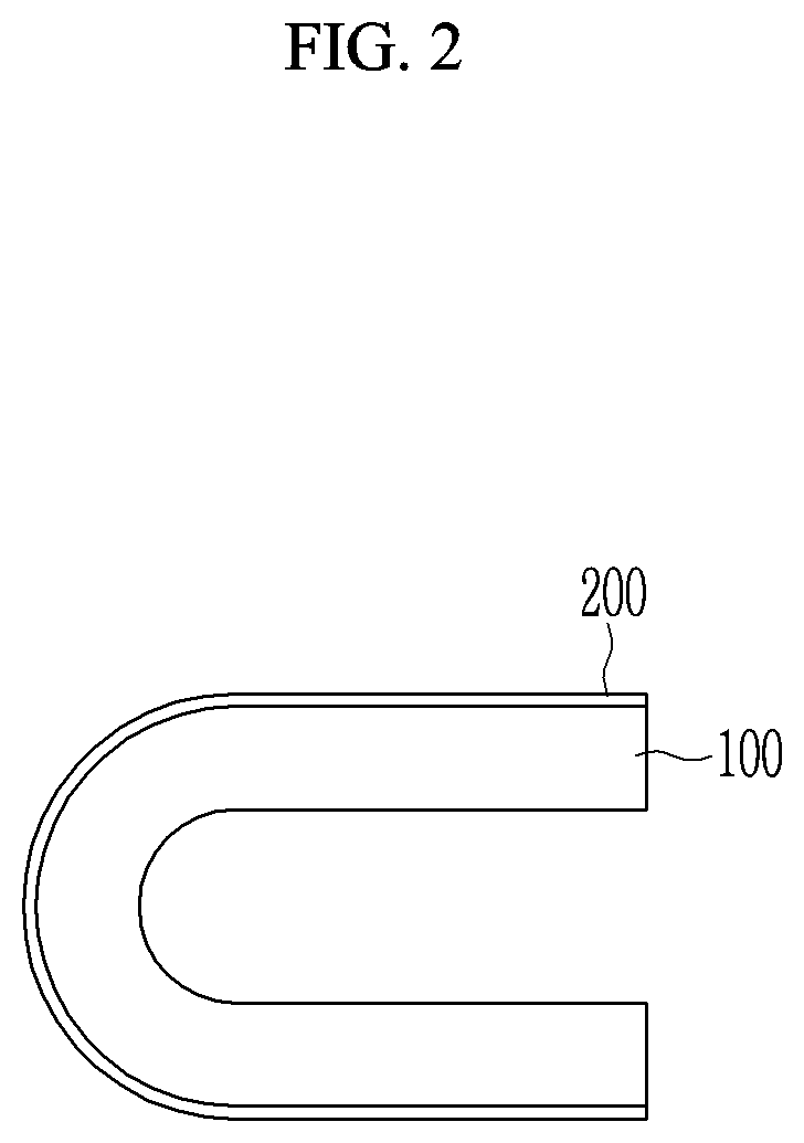 Patent US12104032 Figure 2 – Coating composition, display device including coating layer, and manufacturing method of display device