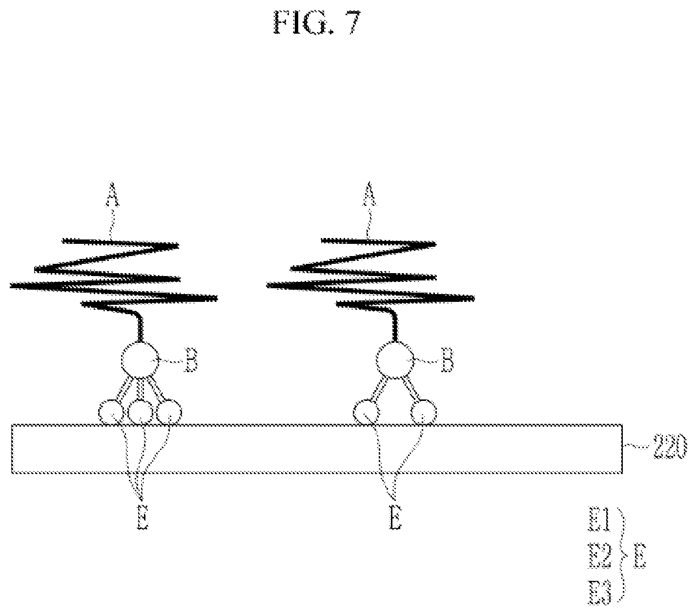 Patent US12104032 Figure 7 – Coating composition, display device including coating layer, and manufacturing method of display device