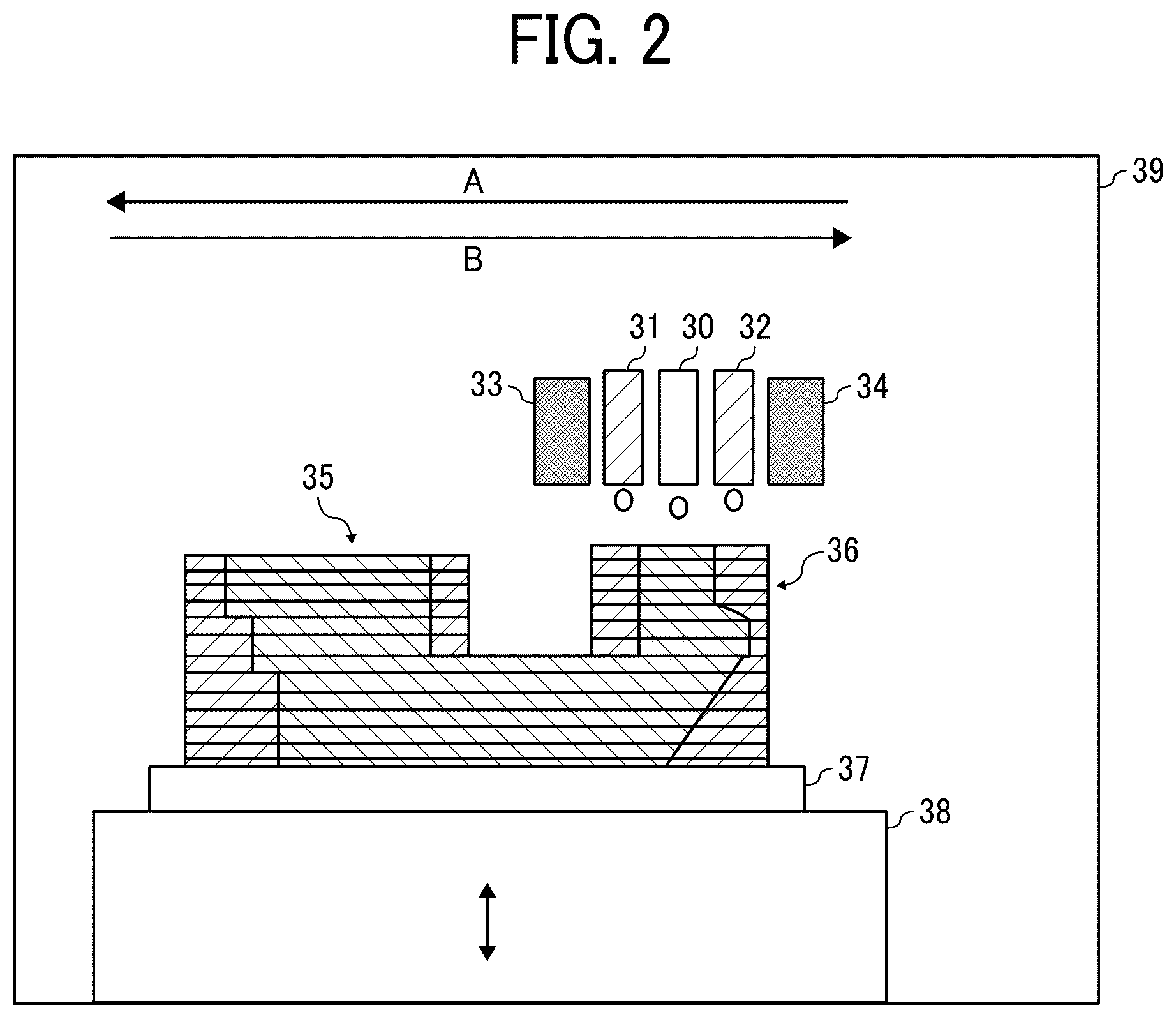 Patent US12104064 Figure 2 – Active energy curable white ink composition, printing method, printing device, and printed matter