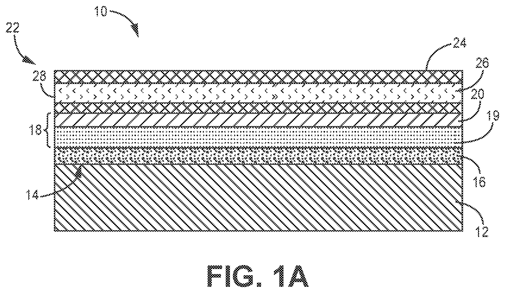 Patent US12104090 Figure 1 – Selectively meltable adhesives for bonding of deicers