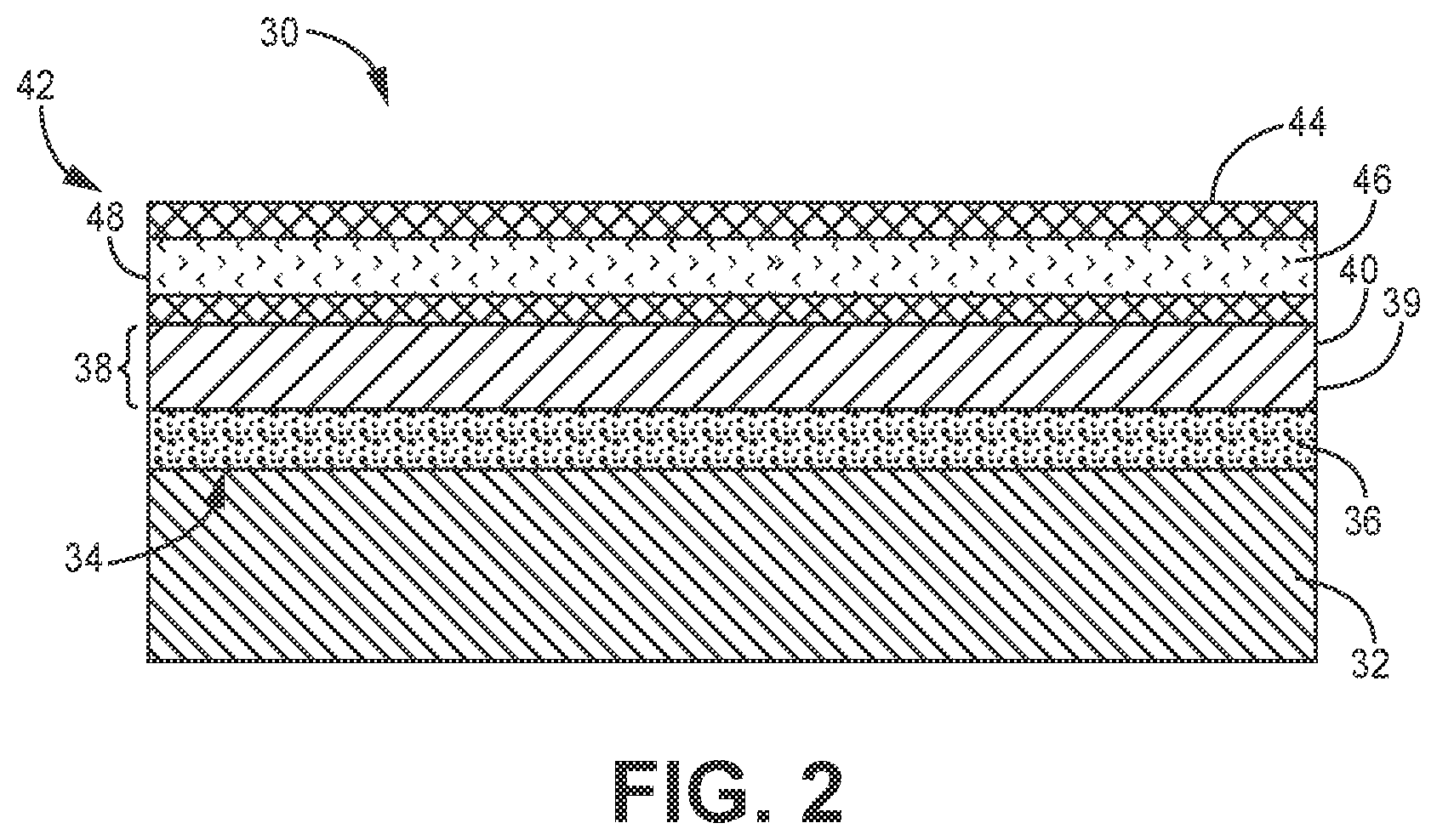 Patent US12104090 Figure 3 – Selectively meltable adhesives for bonding of deicers