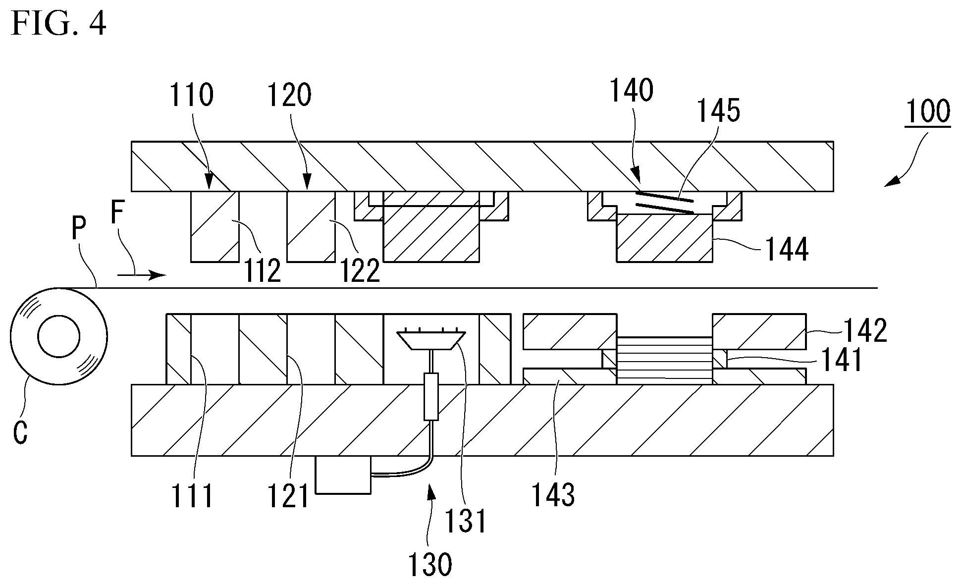Patent US12104096 Figure 4 – Laminated core, laminated core manufacturing method, and electric motor