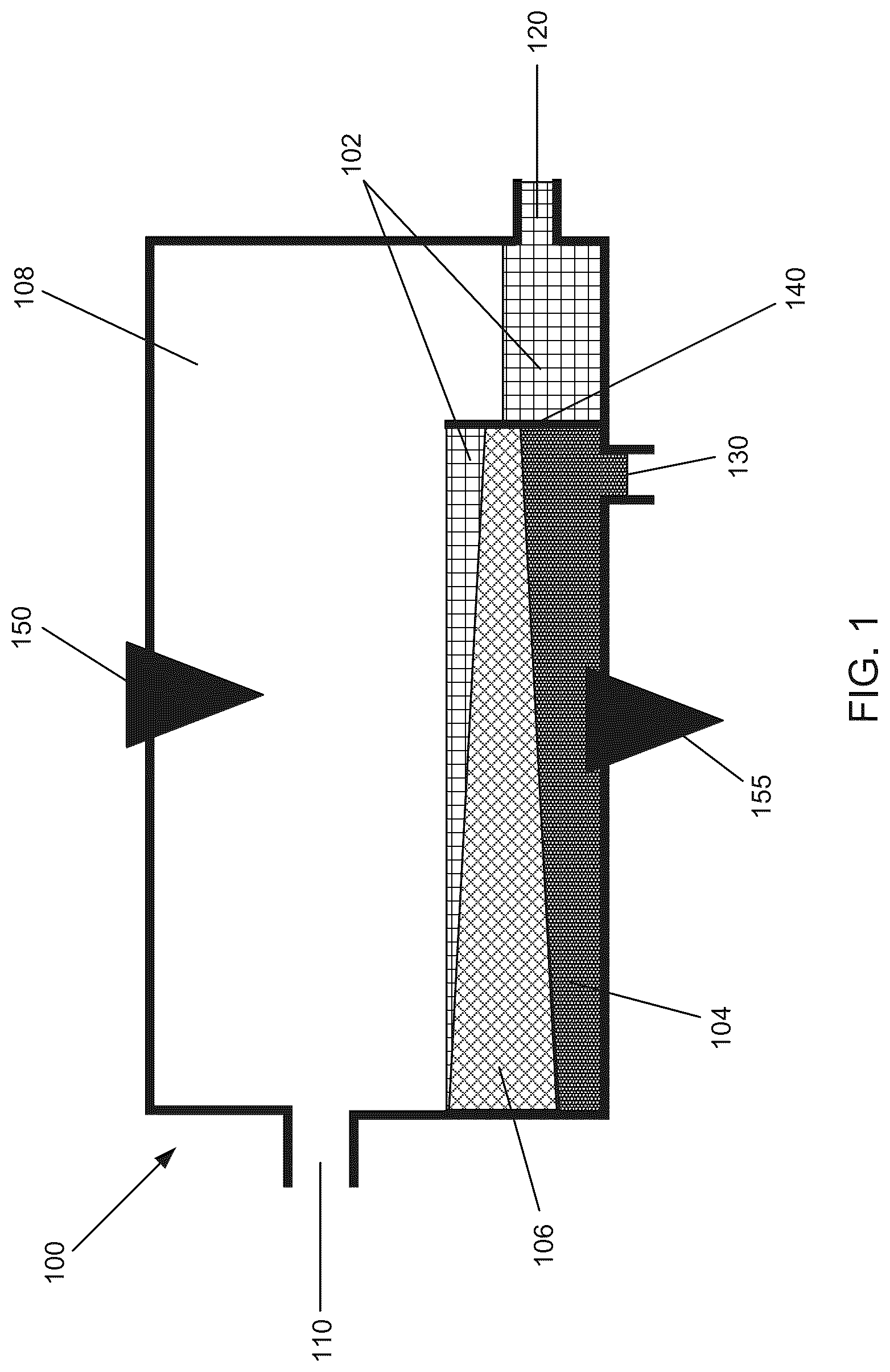 Patent US12104126 Figure 1 – Method for creating crude oil synthesized fluid having surfactant and demulsification properties