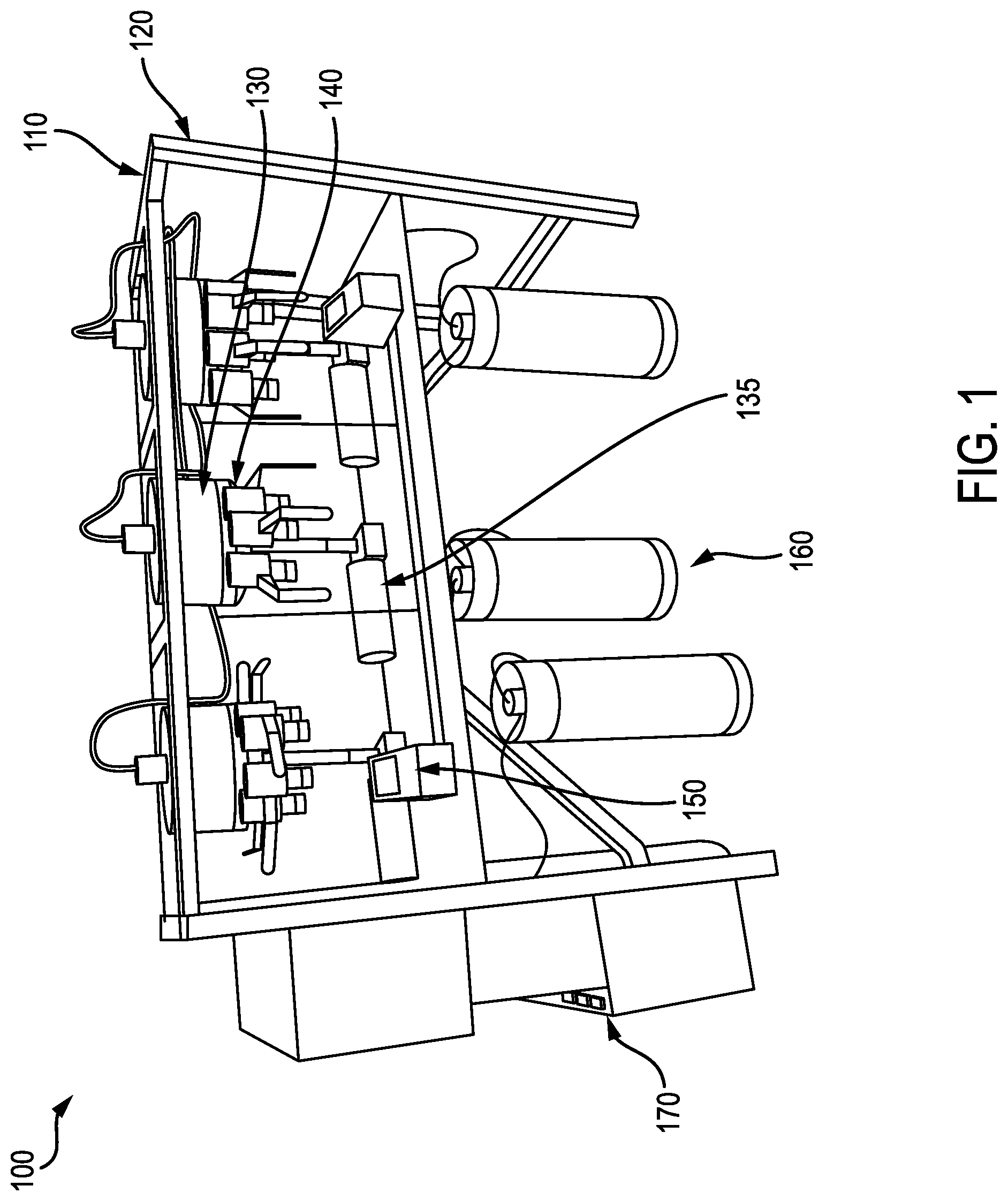 Patent US12104128 Figure 1 – Apparatus to simulate biocide performance in crude pipeline conditions