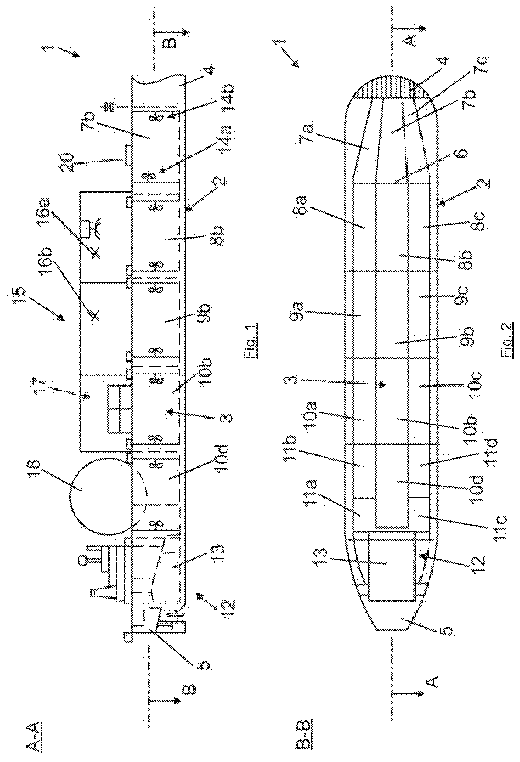 Patent US12104147 Figure 1 – Biogas plant for fermenting organic materials and for generating biogas