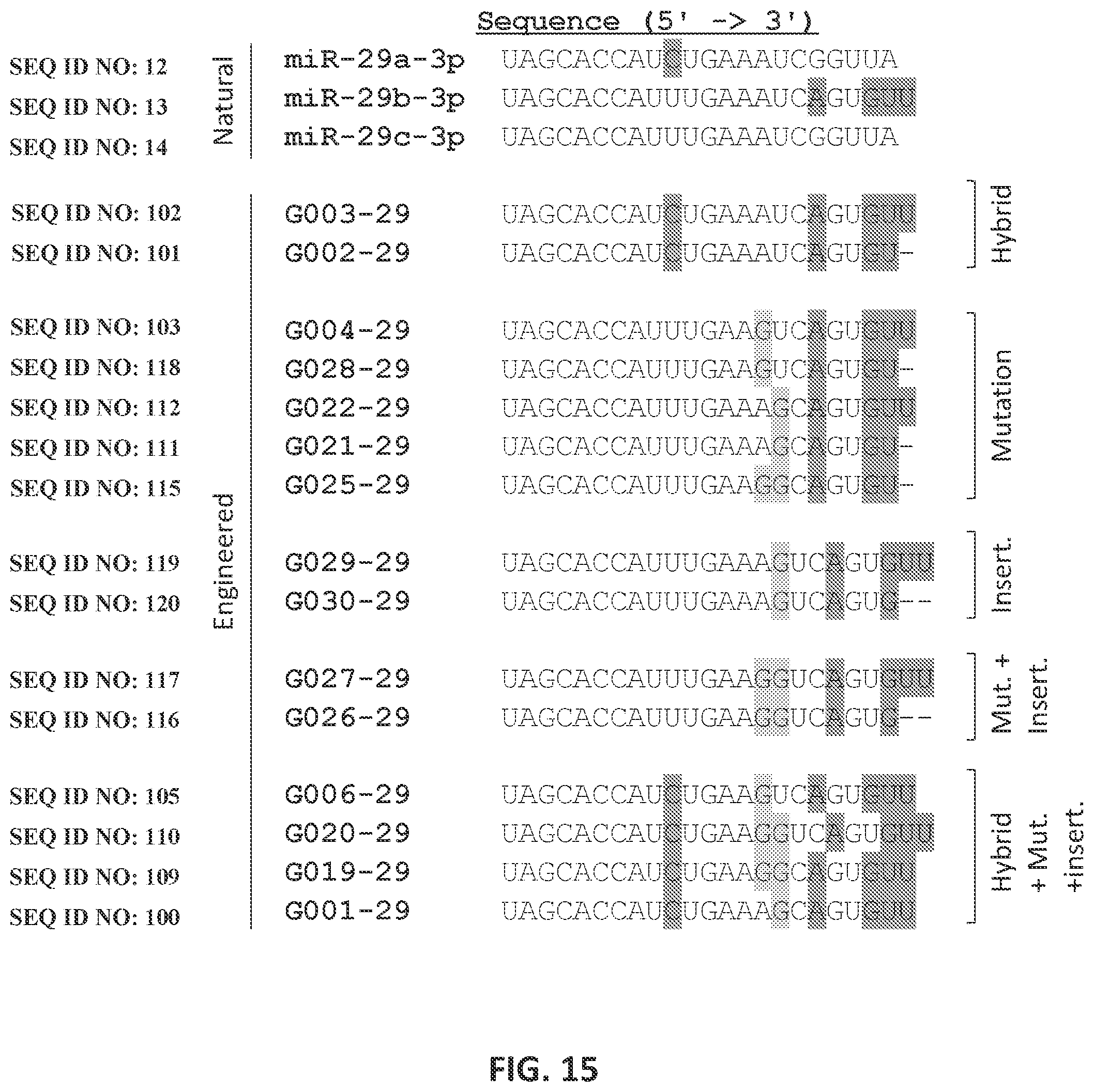 Patent US12104157 Figure 19 – Targeted inhibition using engineered oligonucleotides