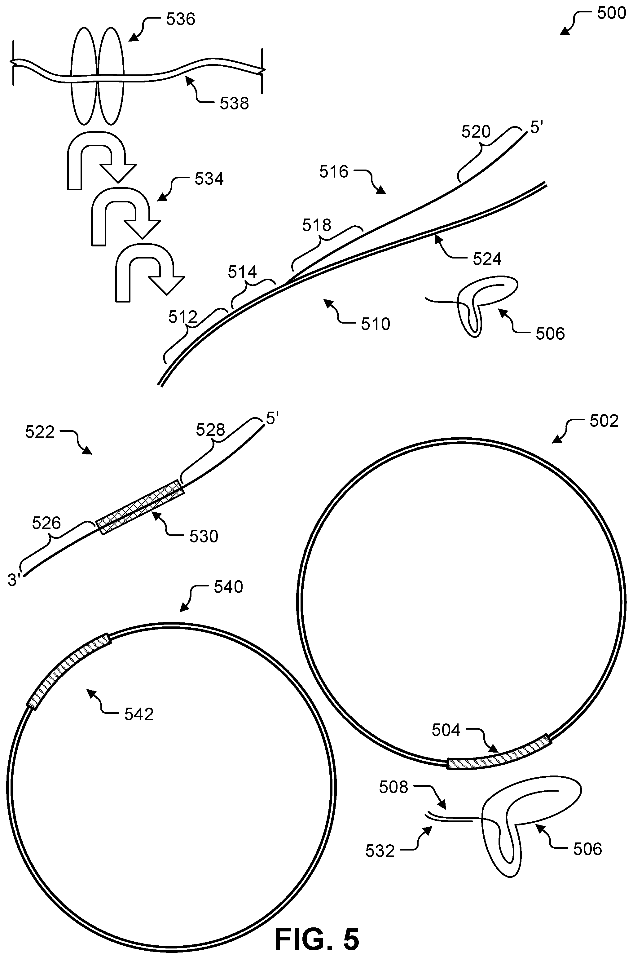 Patent US12104167 Figure 5 – Storage through iterative DNA editing