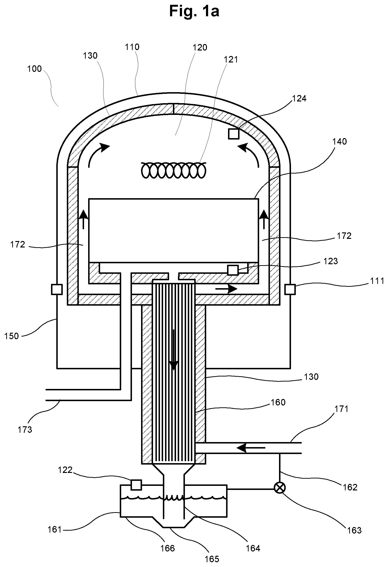 Patent US12104222 Figure 1 – Method and device for producing direct reduced metal