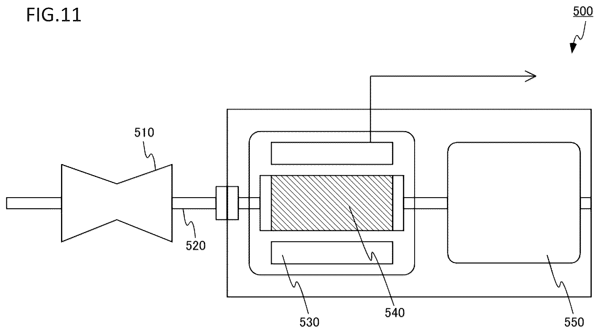 Patent US12104230 Figure 11 – Pressed powder material and rotating electric machine