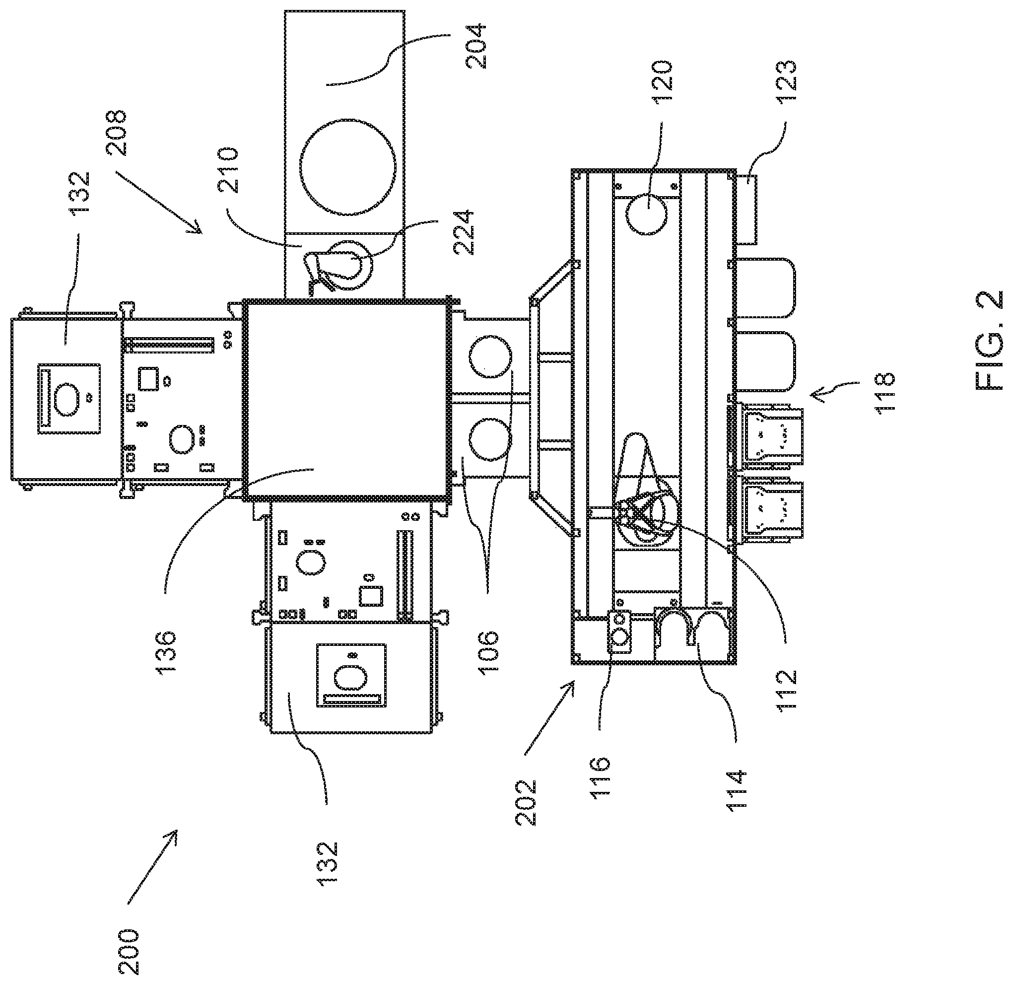 Patent US12104242 Figure 3 – Deposition system with integrated carrier cleaning modules