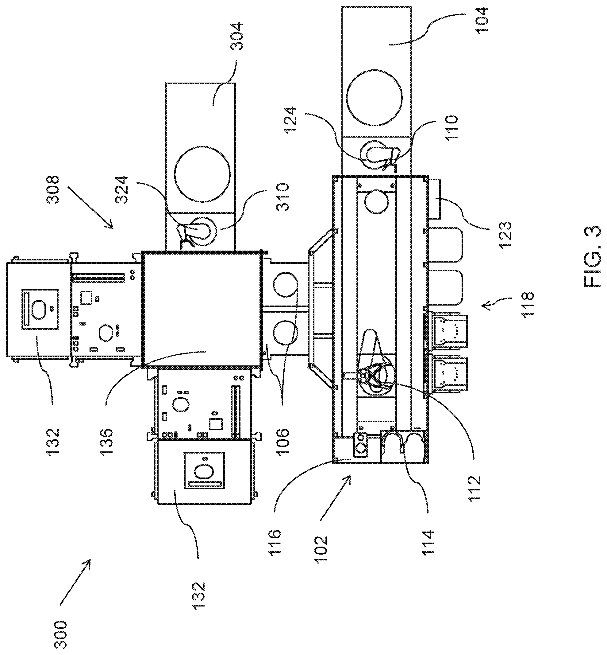 Patent US12104242 Figure 4 – Deposition system with integrated carrier cleaning modules
