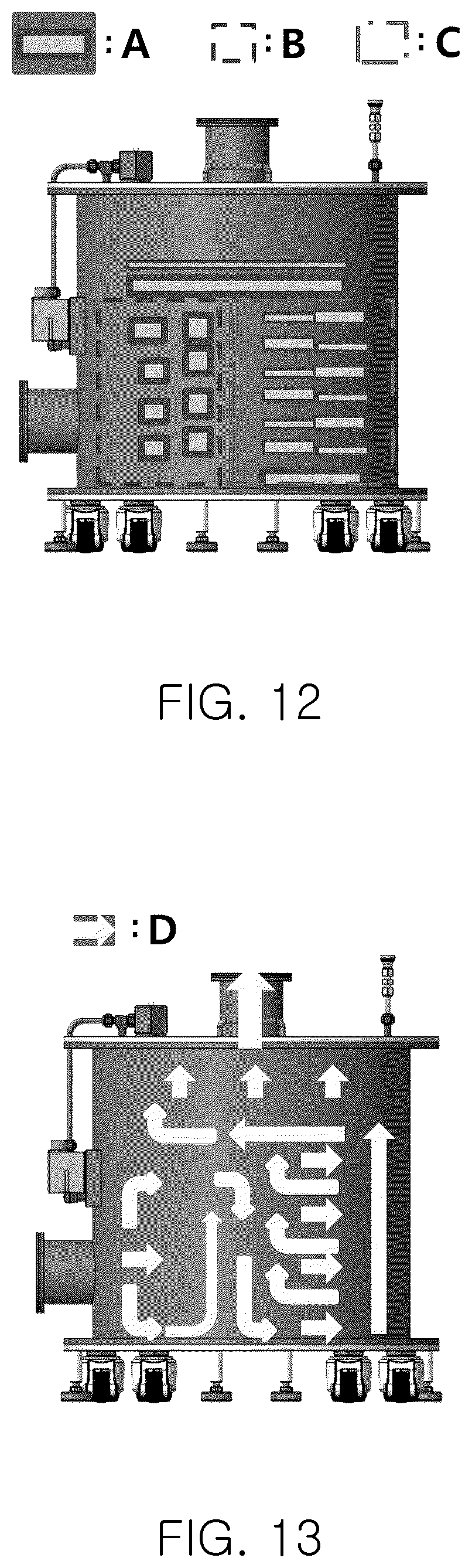 Patent US12104247 Figure 12 – Apparatus for trapping multiple reaction by-products for semiconductor process
