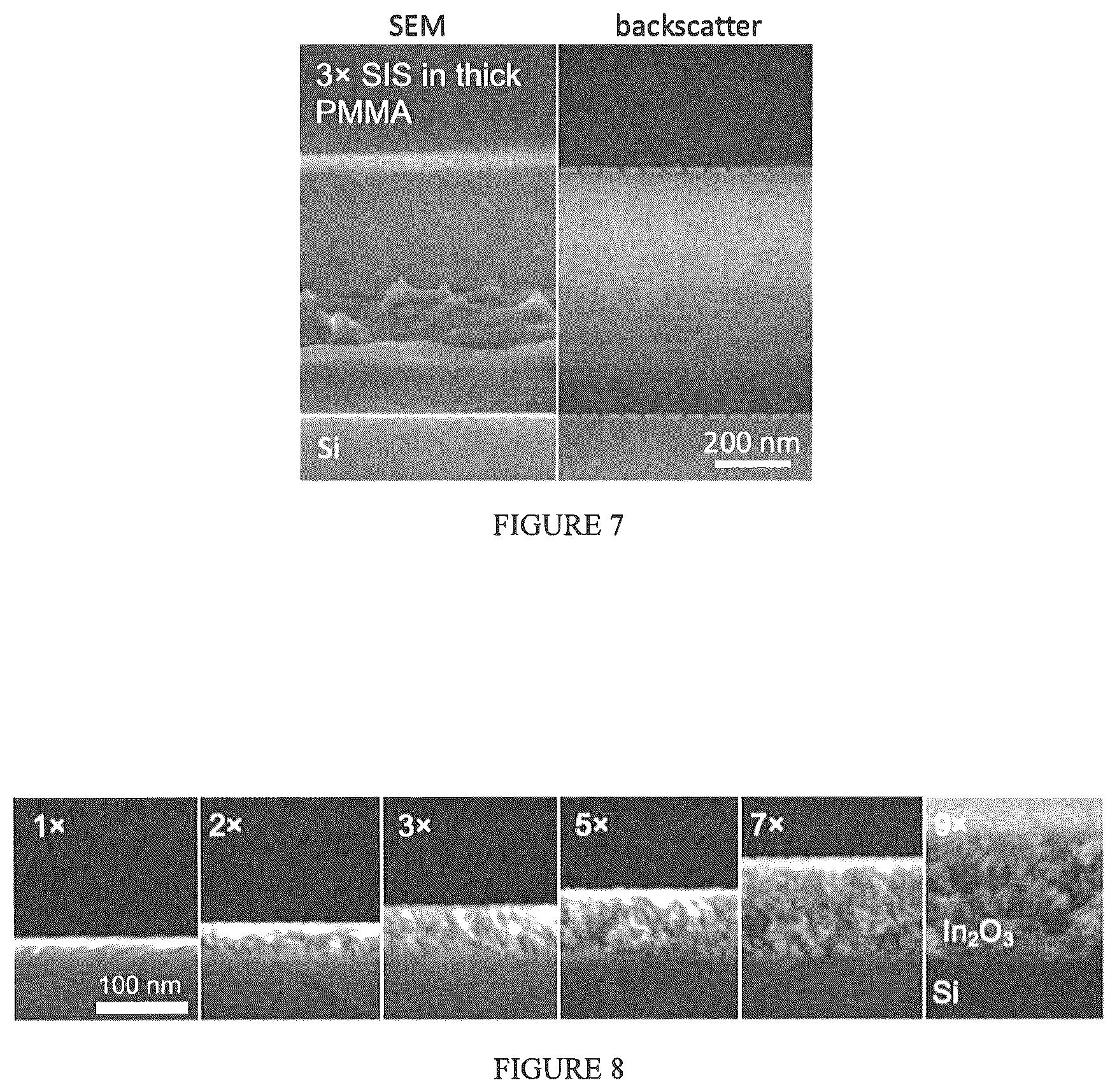 Patent US12104249 Figure 6 – Sequential infiltration synthesis of group 13 oxide electronic materials
