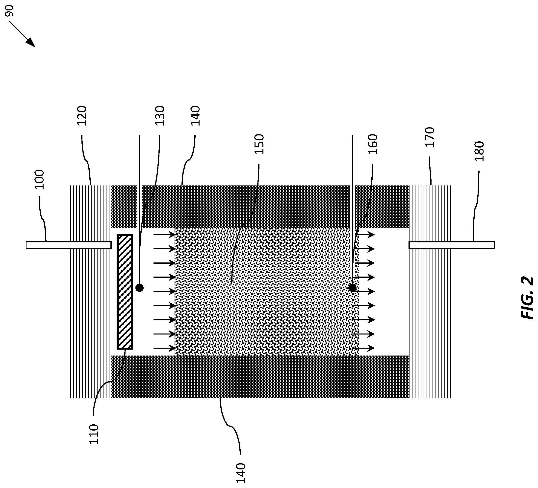 Patent US12104252 Figure 2 – Method and apparatus for making a vapor of precise concentration by sublimation