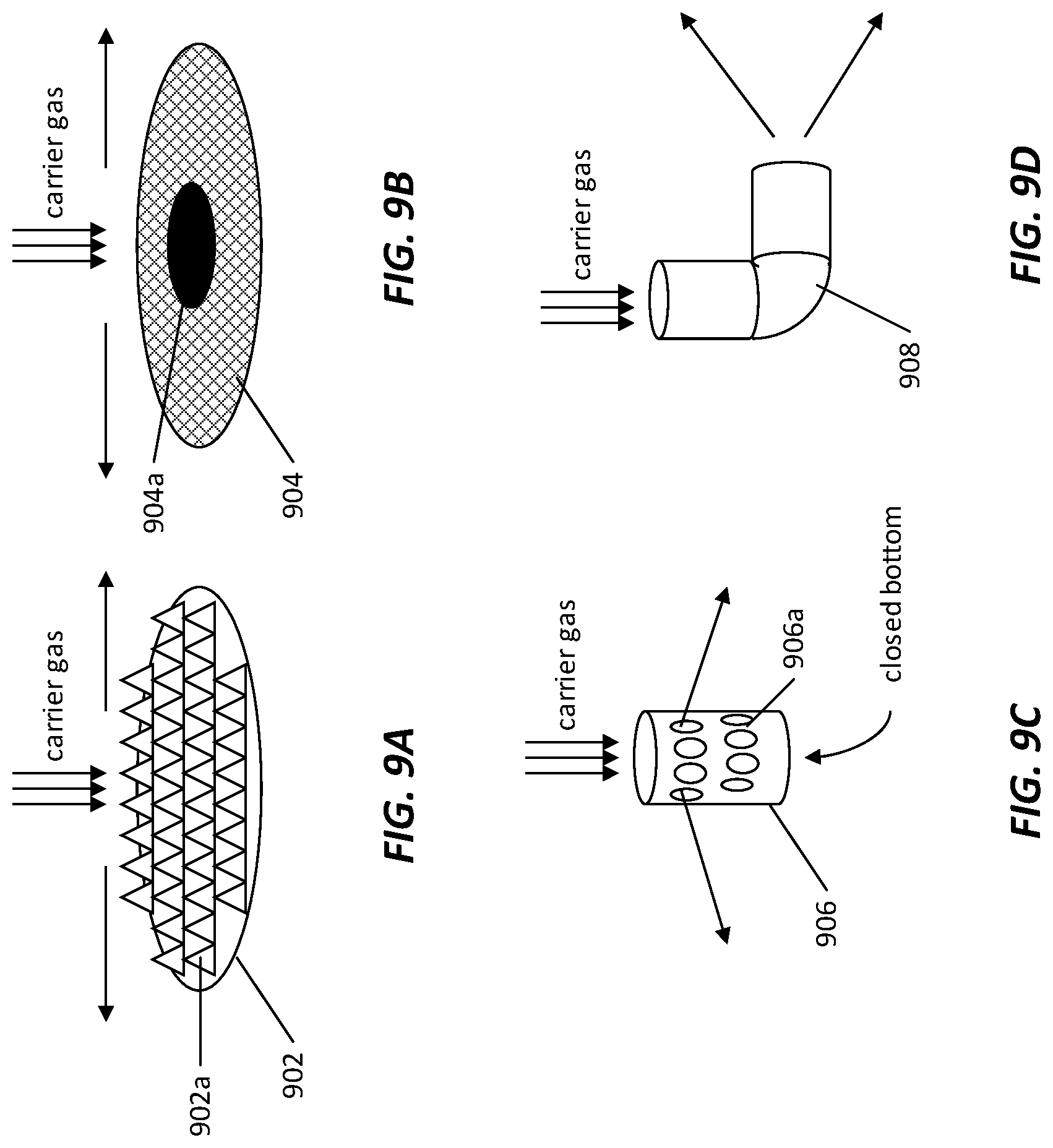 Patent US12104252 Figure 9 – Method and apparatus for making a vapor of precise concentration by sublimation