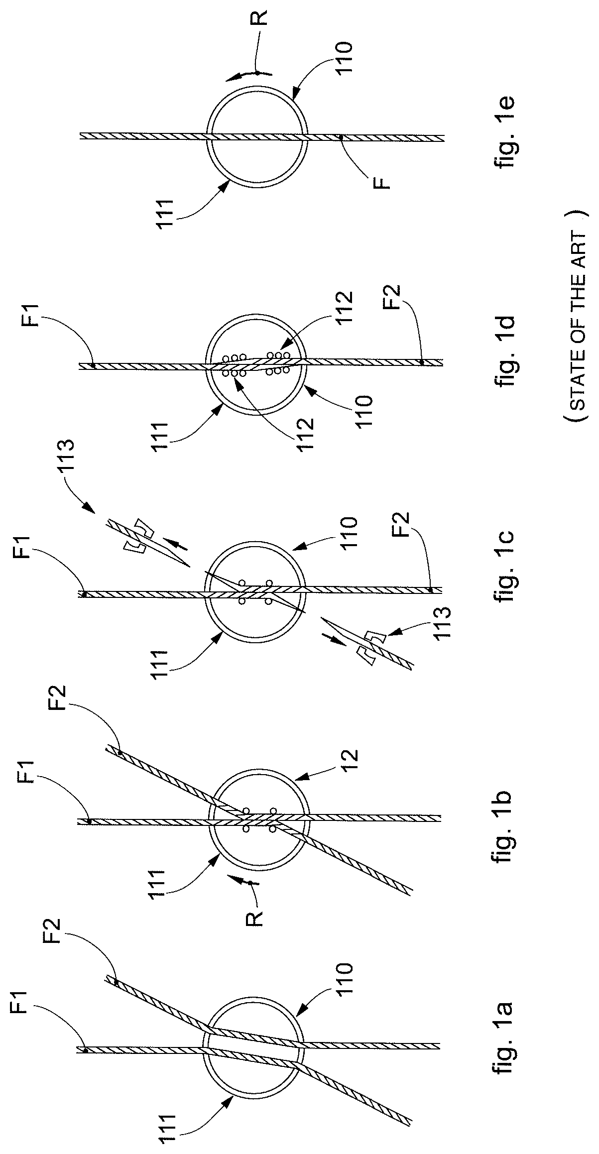Patent US12104290 Figure 1 – Device for joining textile yarns and corresponding joining method