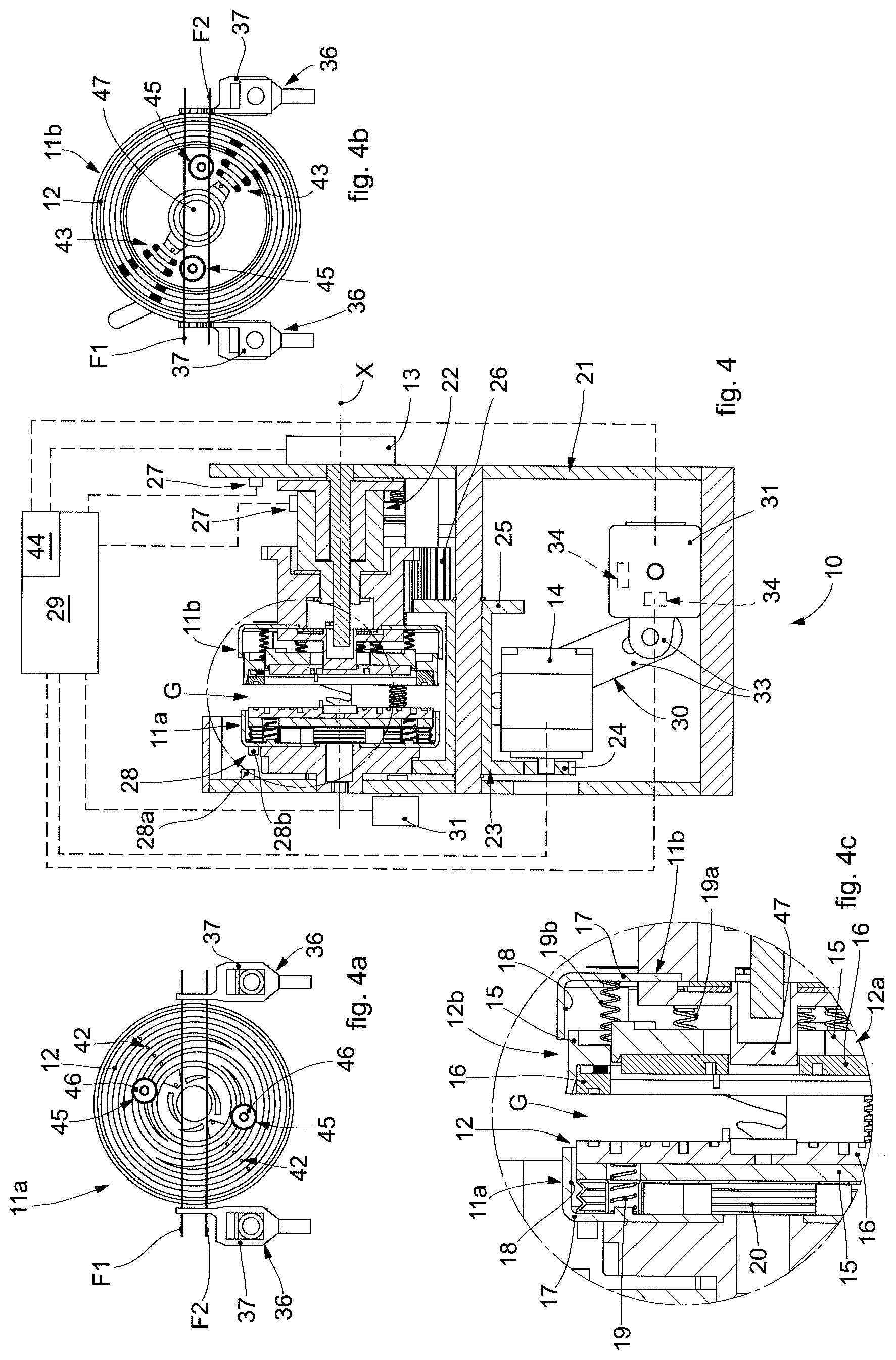 Patent US12104290 Figure 3 – Device for joining textile yarns and corresponding joining method