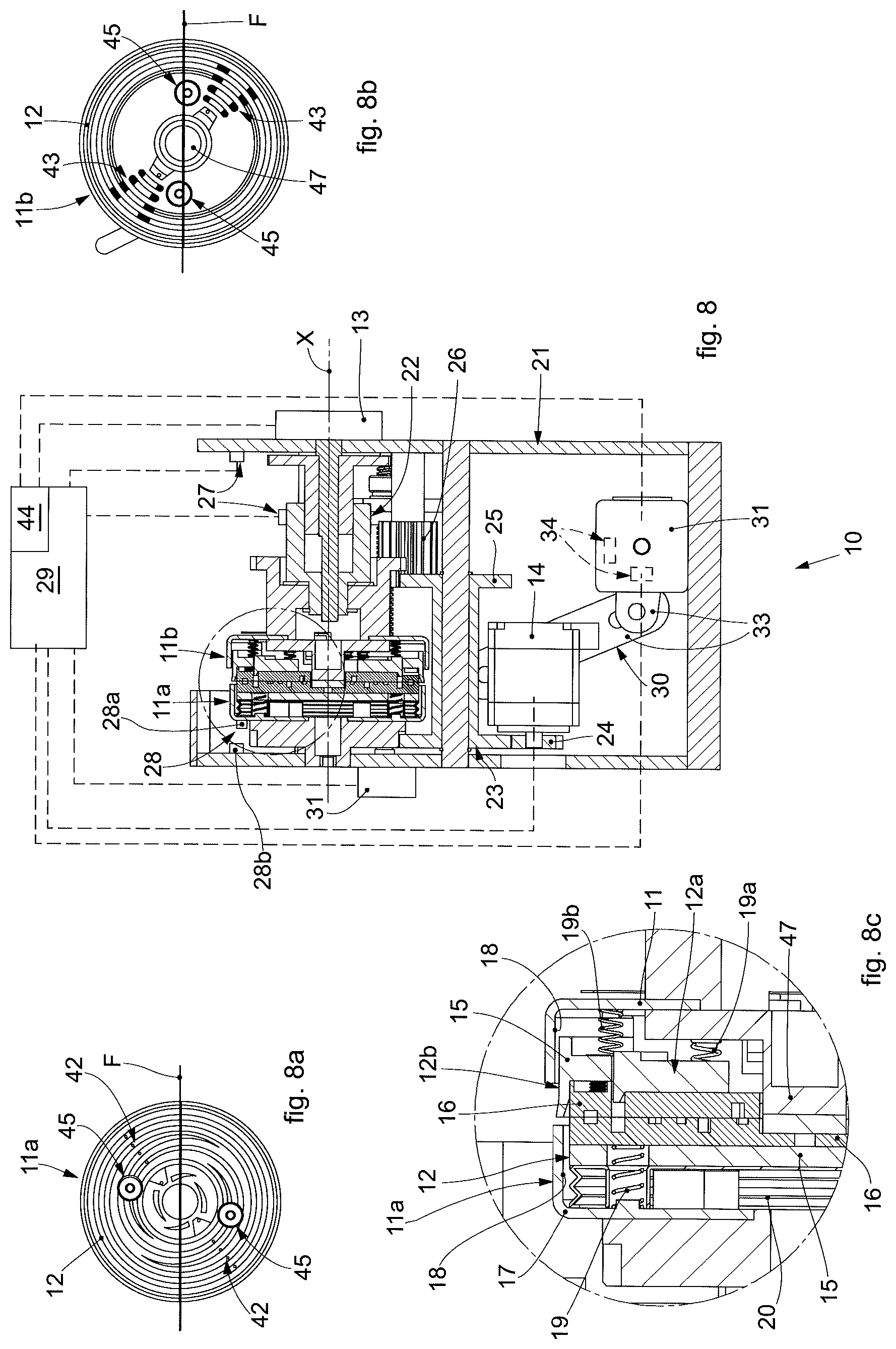 Patent US12104290 Figure 7 – Device for joining textile yarns and corresponding joining method