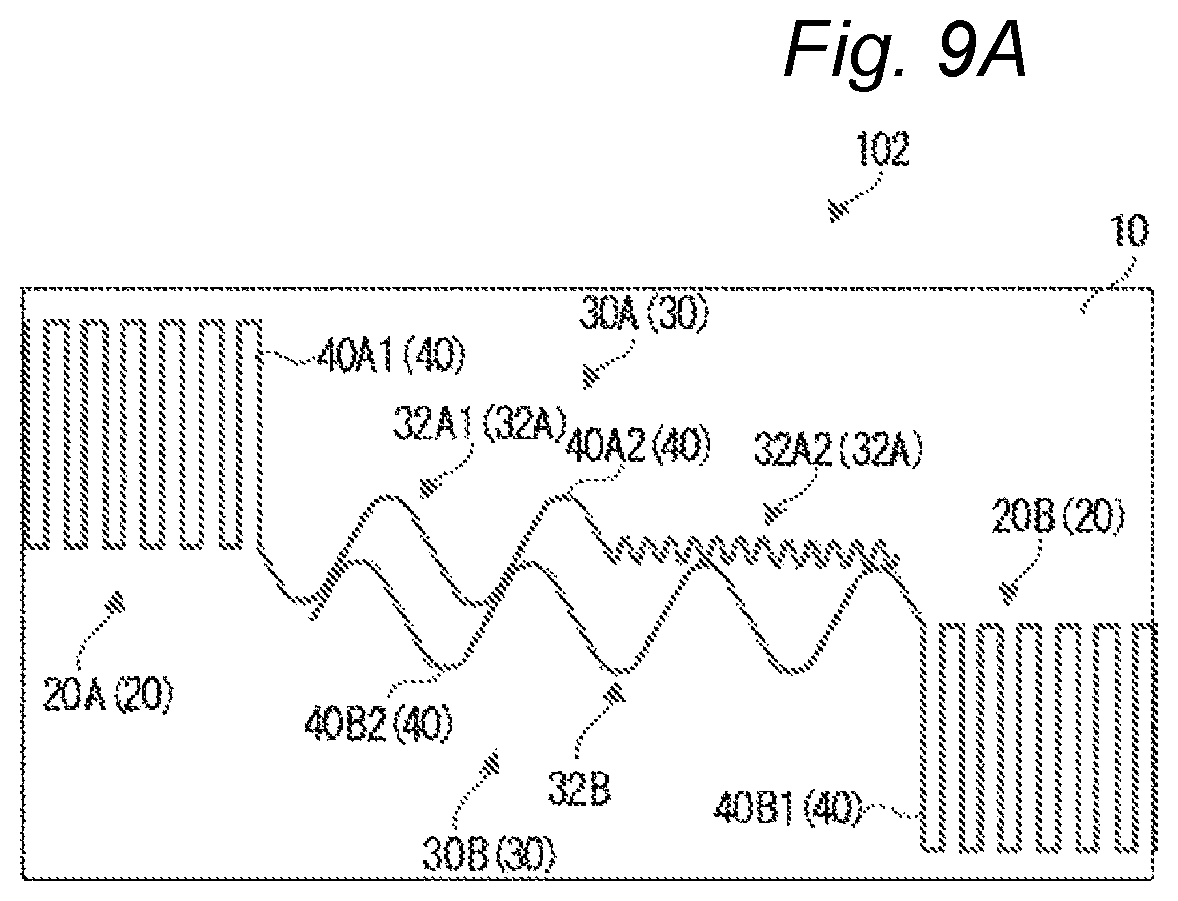 Patent US12104292 Figure 11 – Fabric material with electrode wiring
