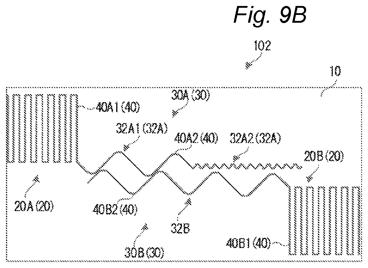 Patent US12104292 Figure 12 – Fabric material with electrode wiring