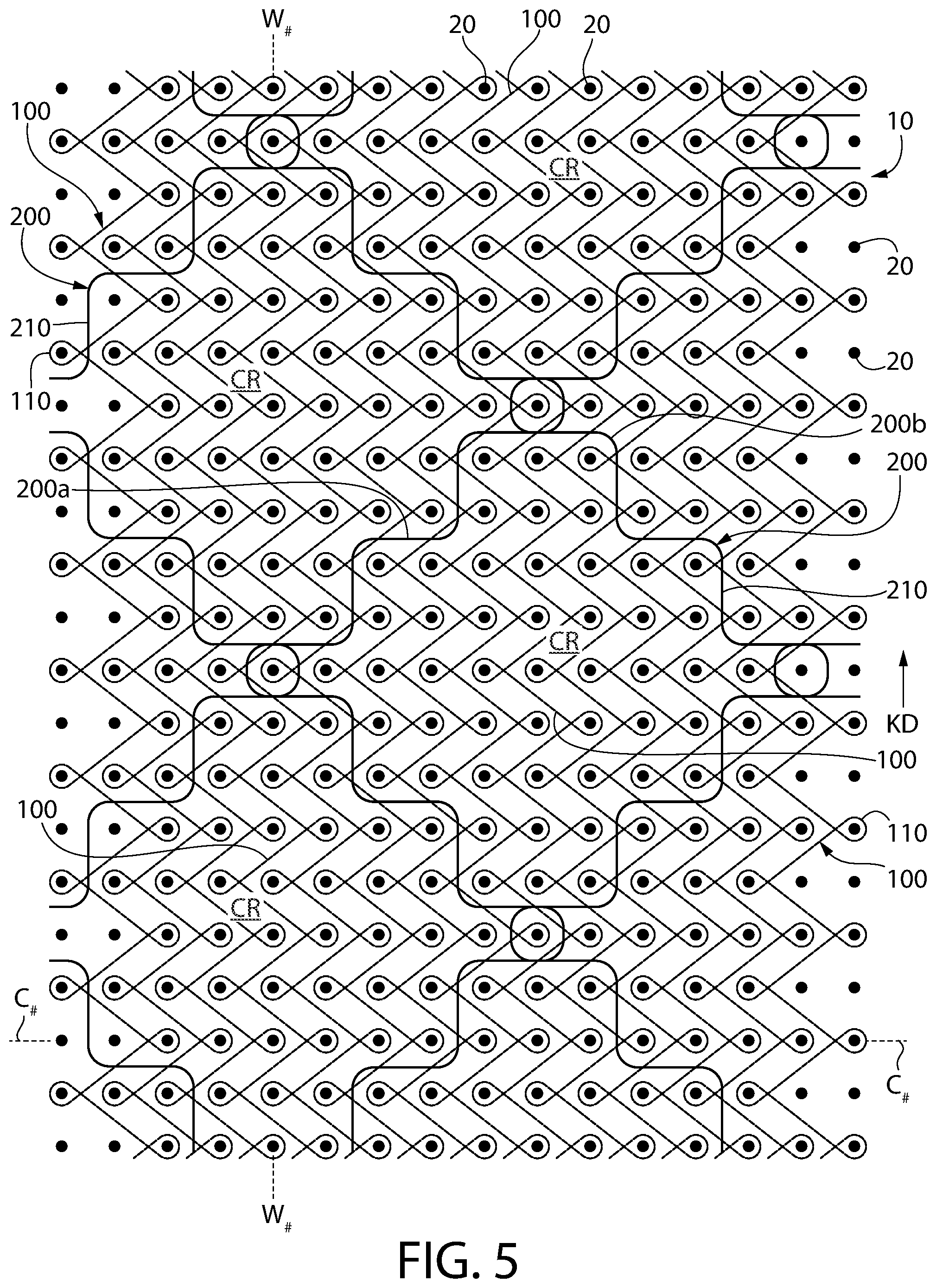 Patent US12104297 Figure 5 – Chemical resistant fabric