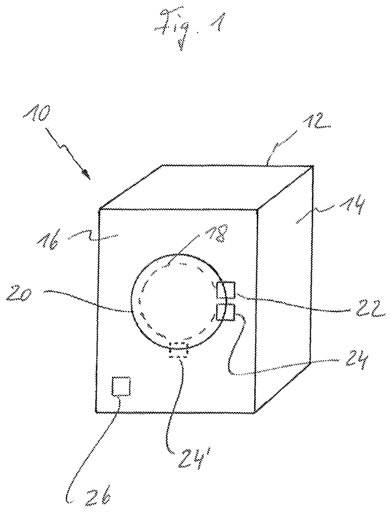 Patent US12104305 Figure 1 – Proximity control device and domestic electrical appliance equipped therewith