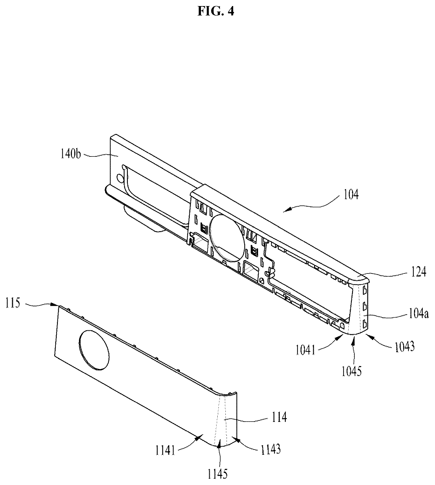 Patent US12104306 Figure 4 – Laundry treating apparatus