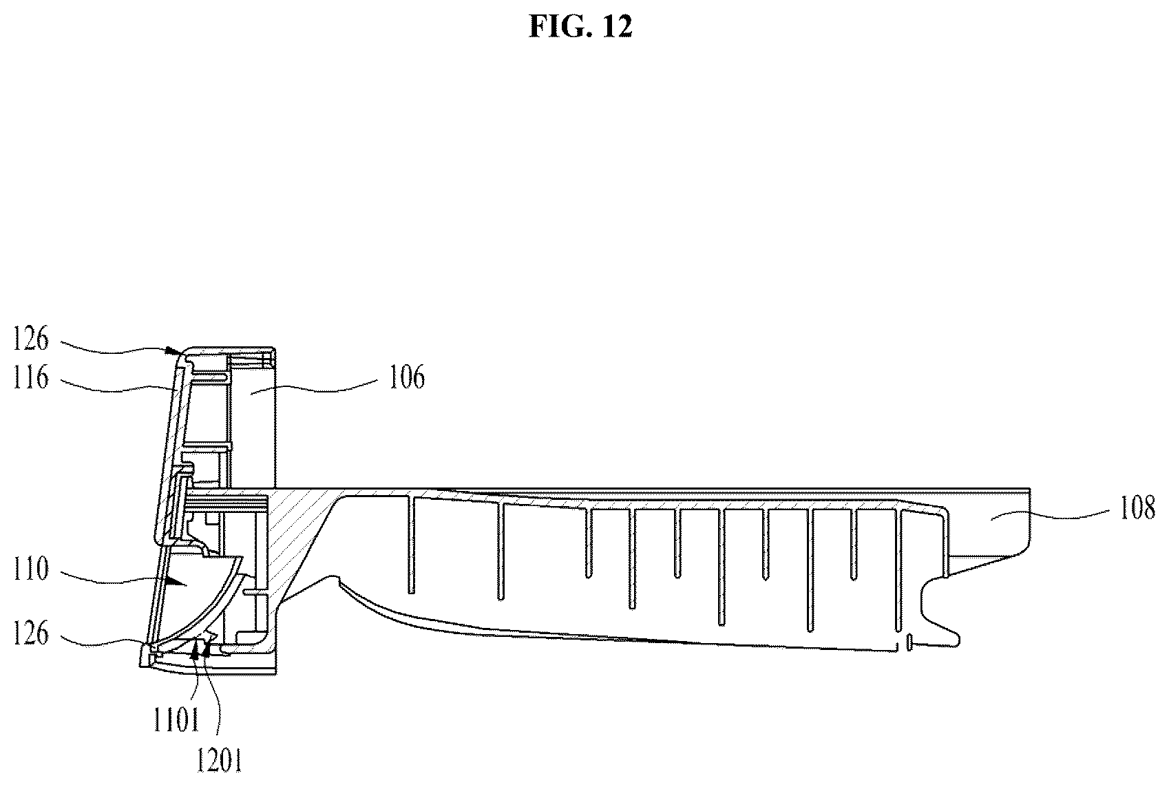 Patent US12104306 Figure 12 – Laundry treating apparatus