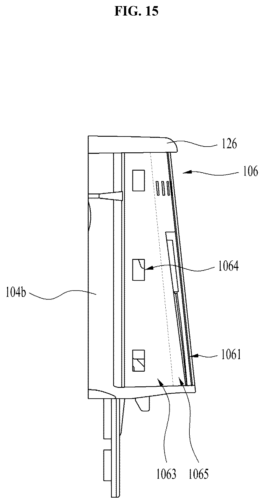 Patent US12104306 Figure 15 – Laundry treating apparatus