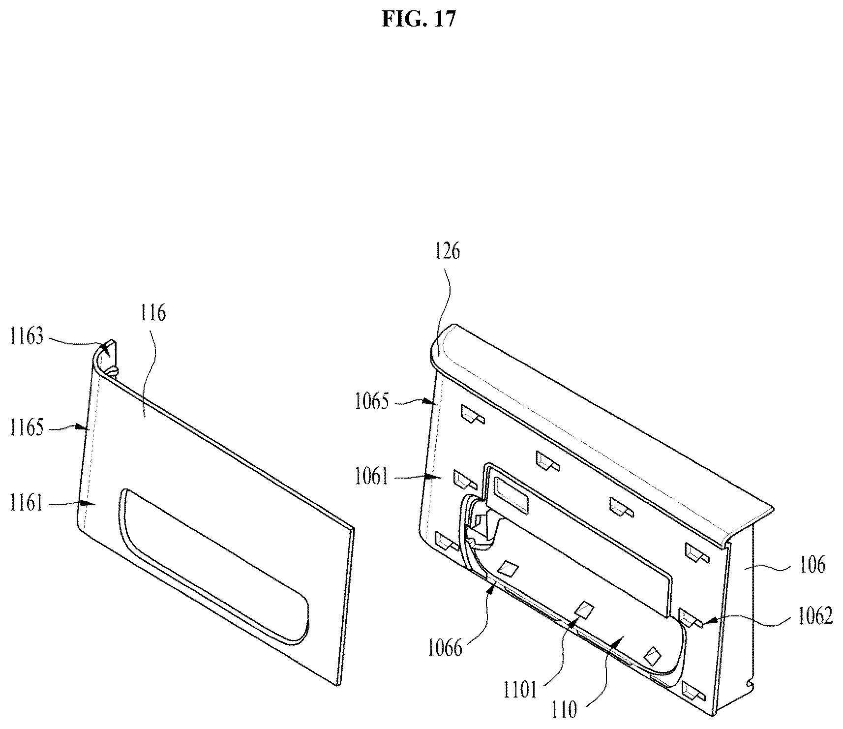 Patent US12104306 Figure 17 – Laundry treating apparatus