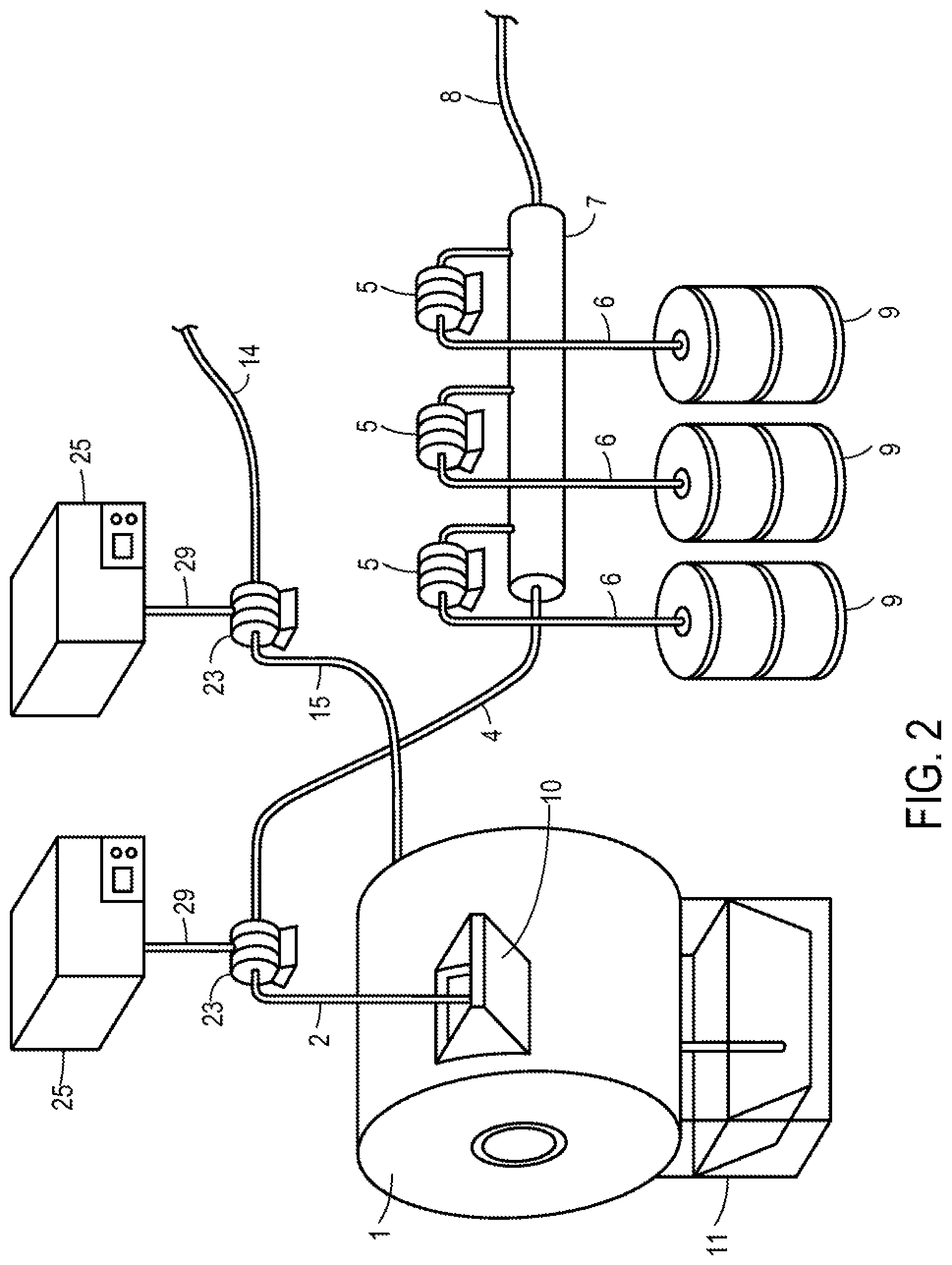 Patent US12104307 Figure 2 – Ozone injection systems