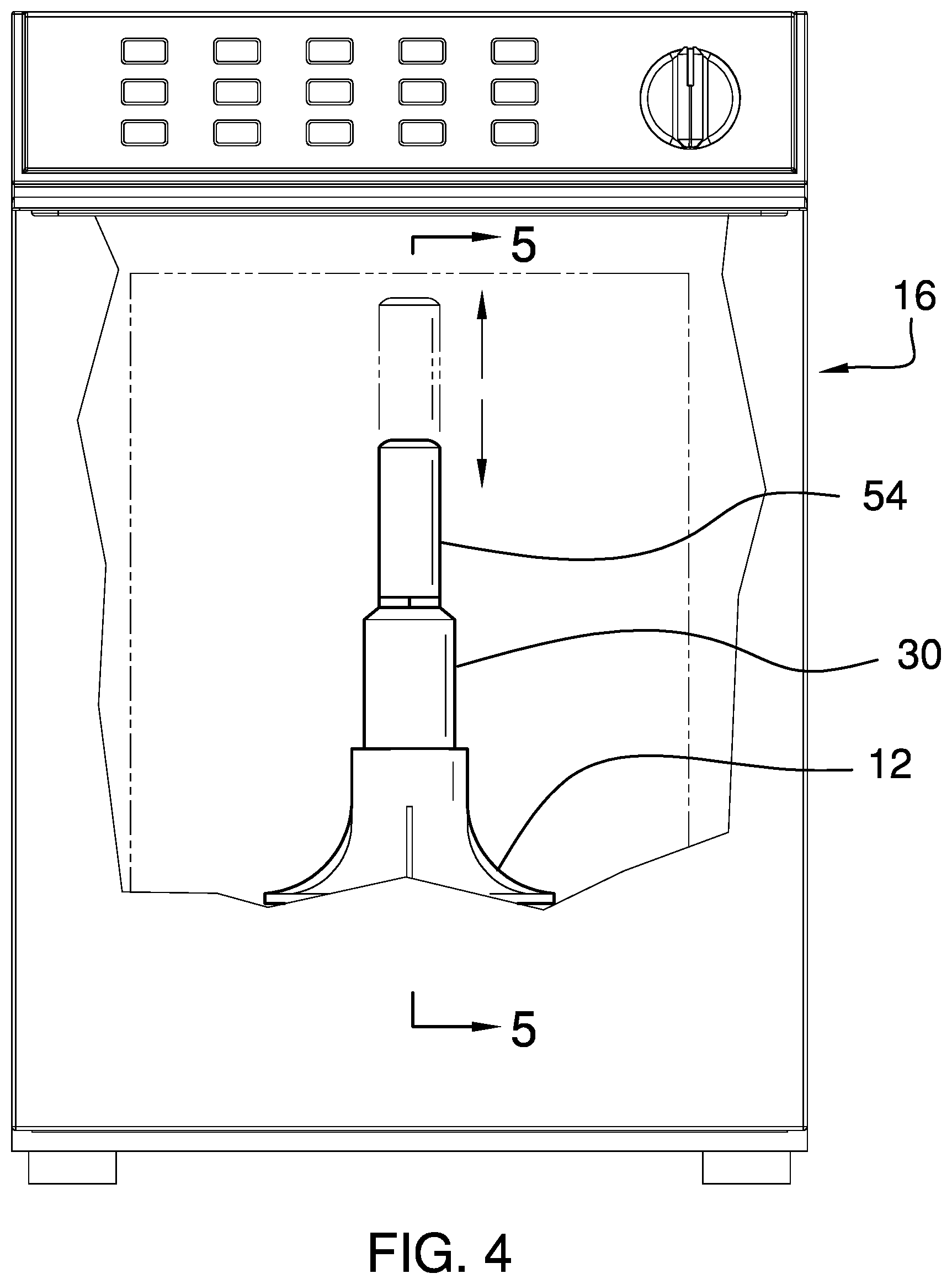 Patent US12104308 Figure 4 – Collapsible agitator assembly