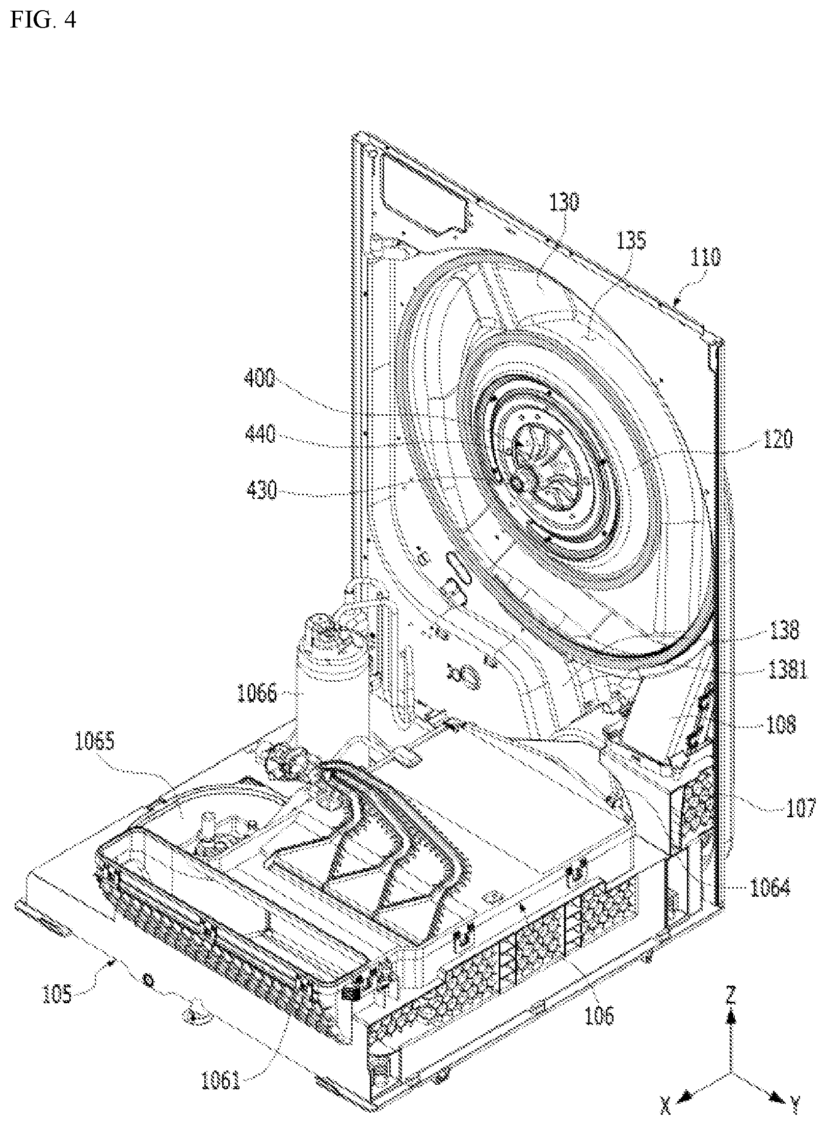 Patent US12104309 Figure 4 – Laundry treating apparatus
