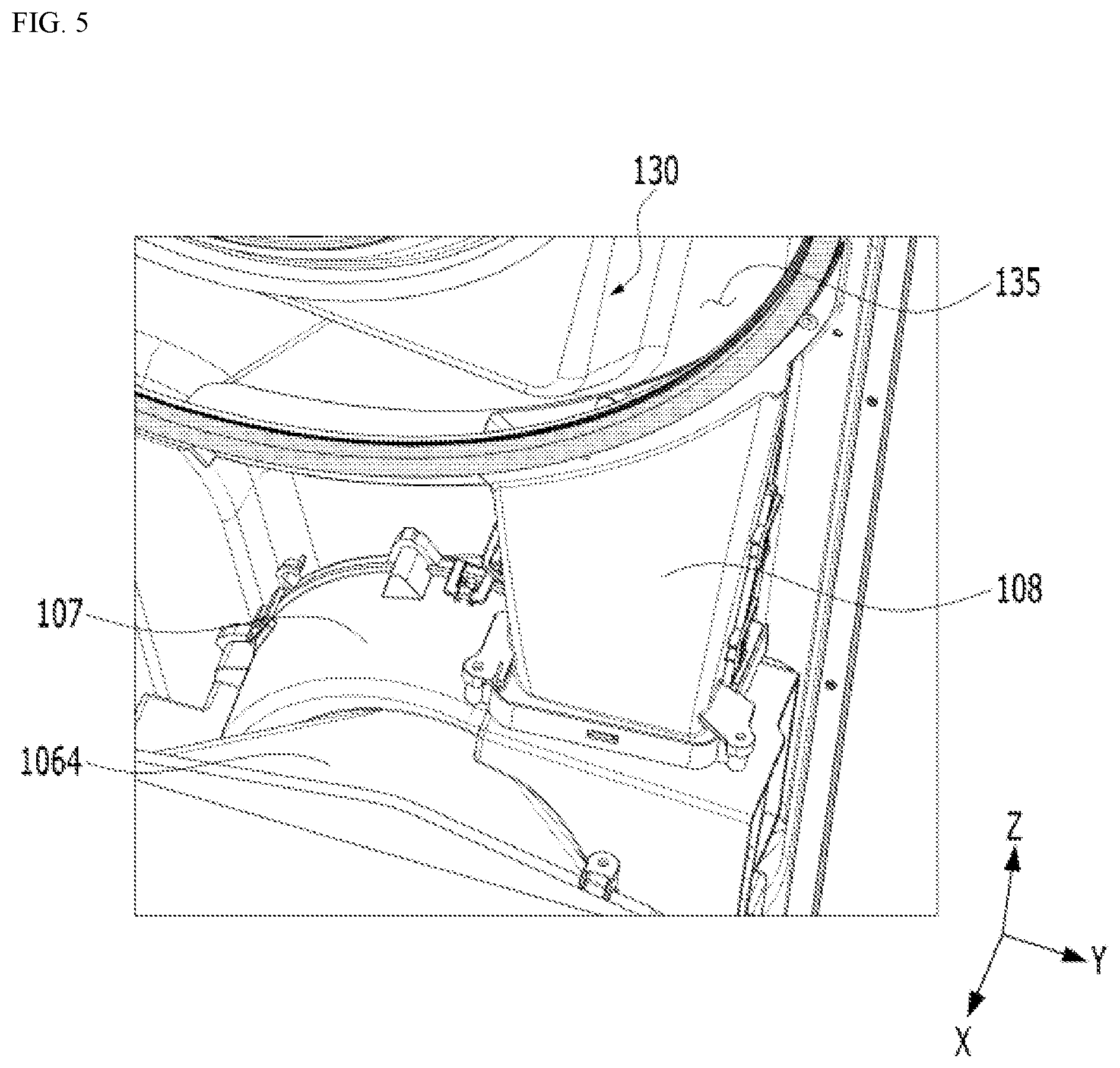 Patent US12104309 Figure 5 – Laundry treating apparatus