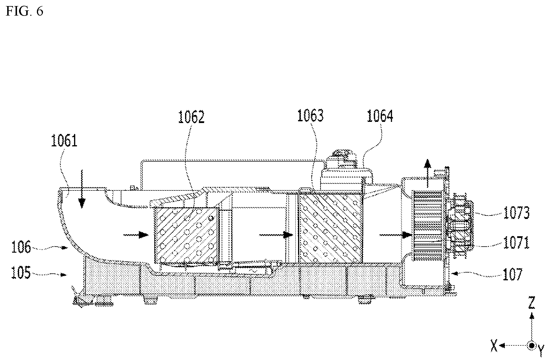 Patent US12104309 Figure 6 – Laundry treating apparatus