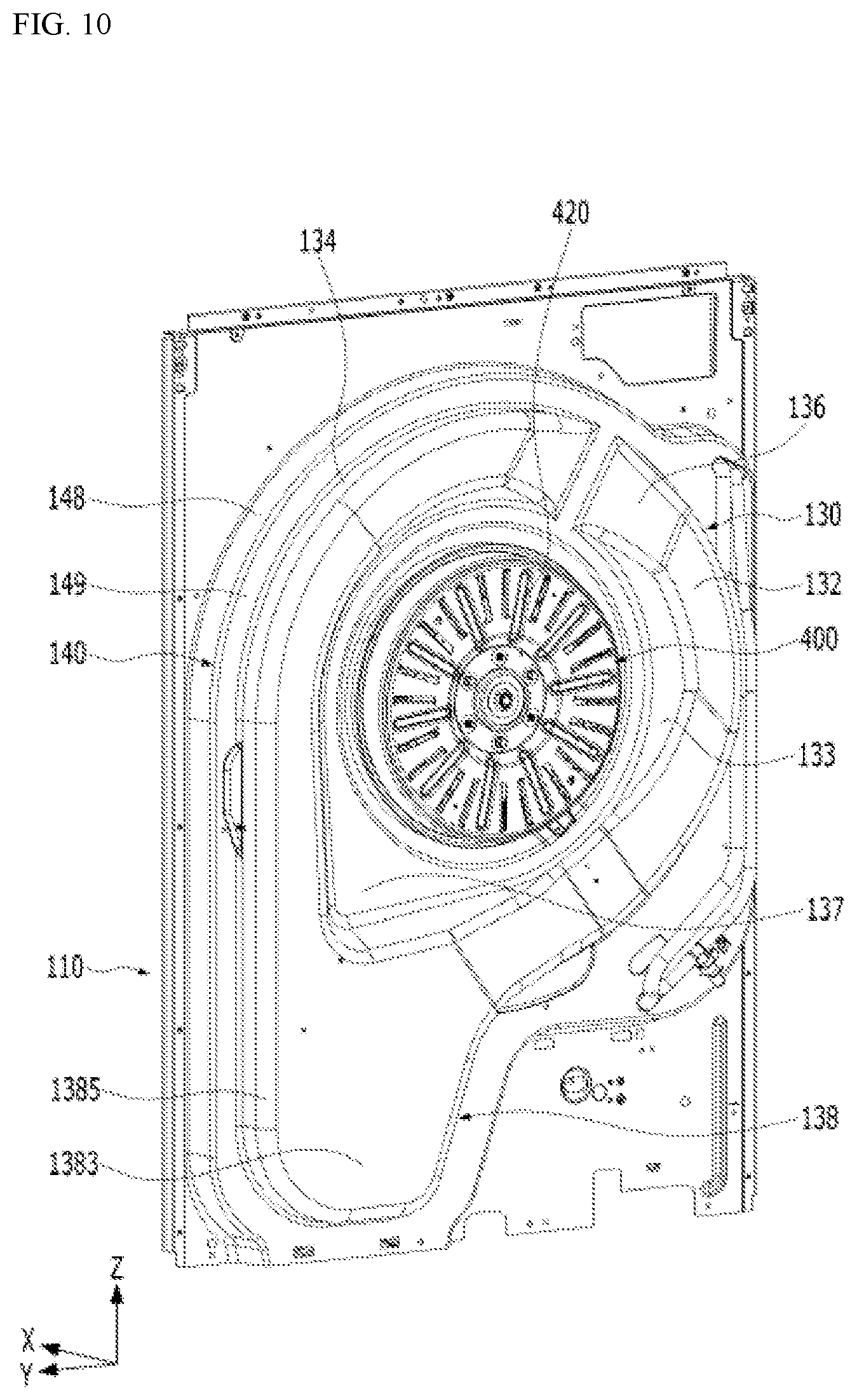 Patent US12104309 Figure 10 – Laundry treating apparatus