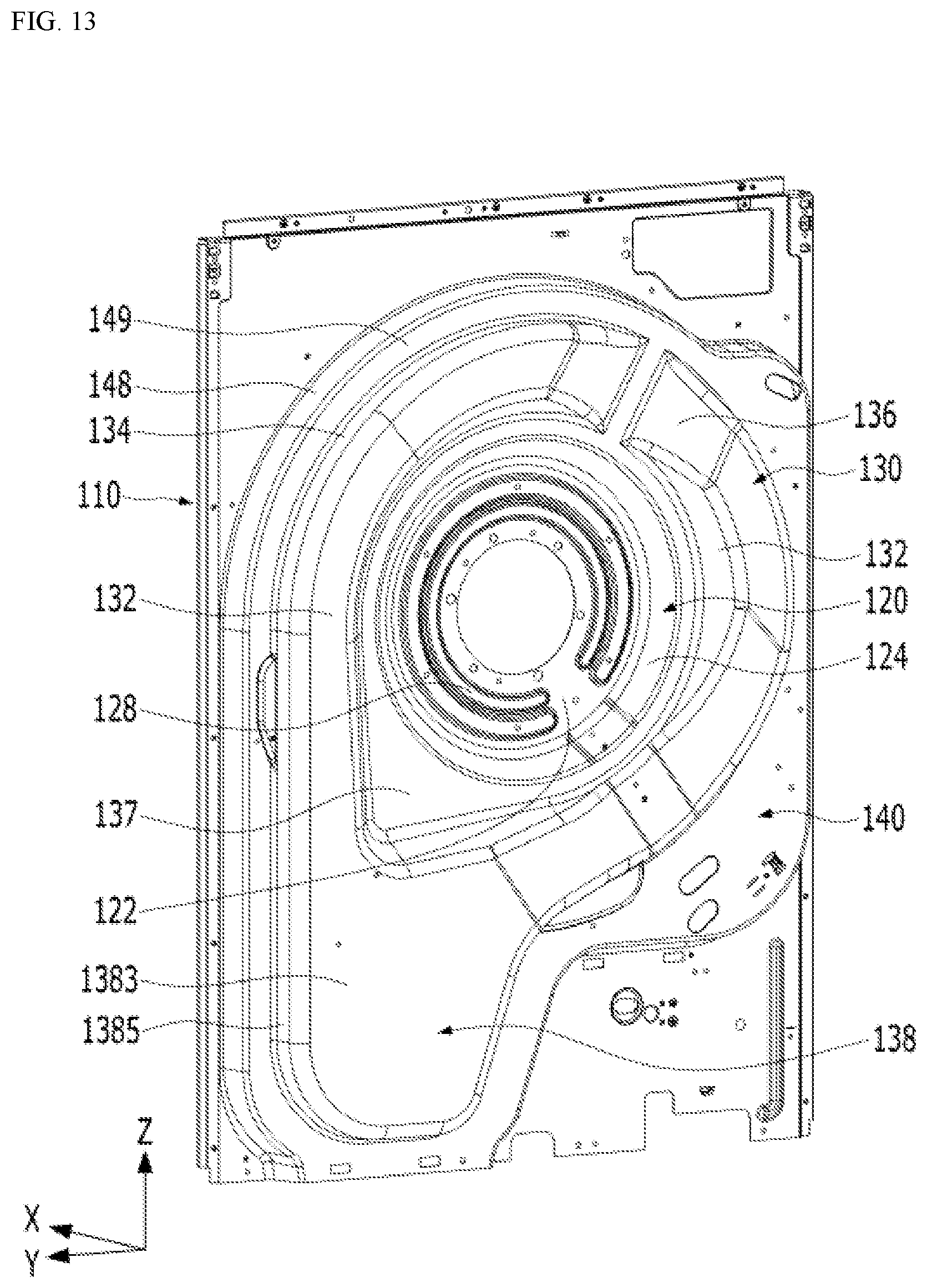 Patent US12104309 Figure 13 – Laundry treating apparatus