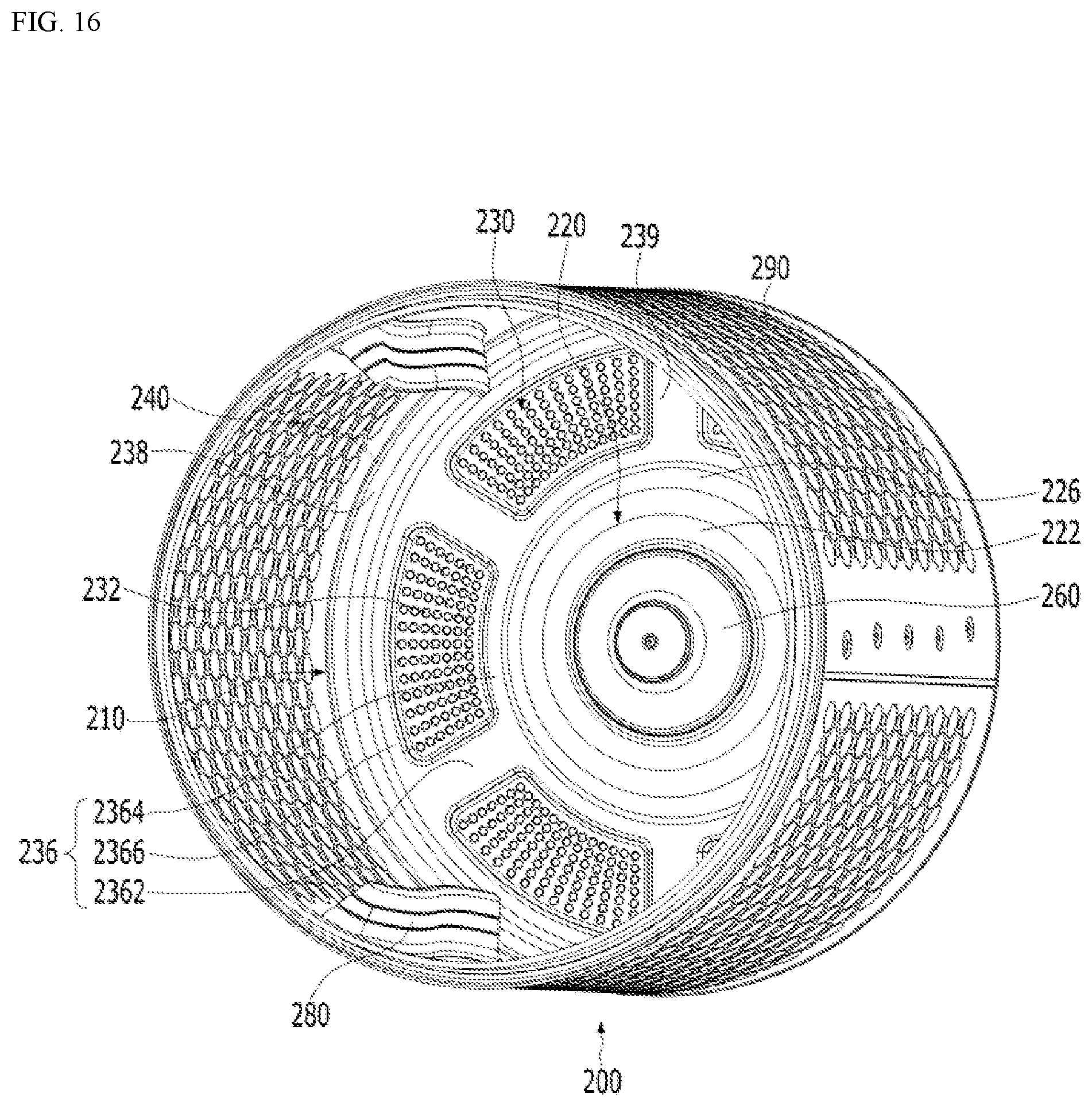 Patent US12104309 Figure 16 – Laundry treating apparatus