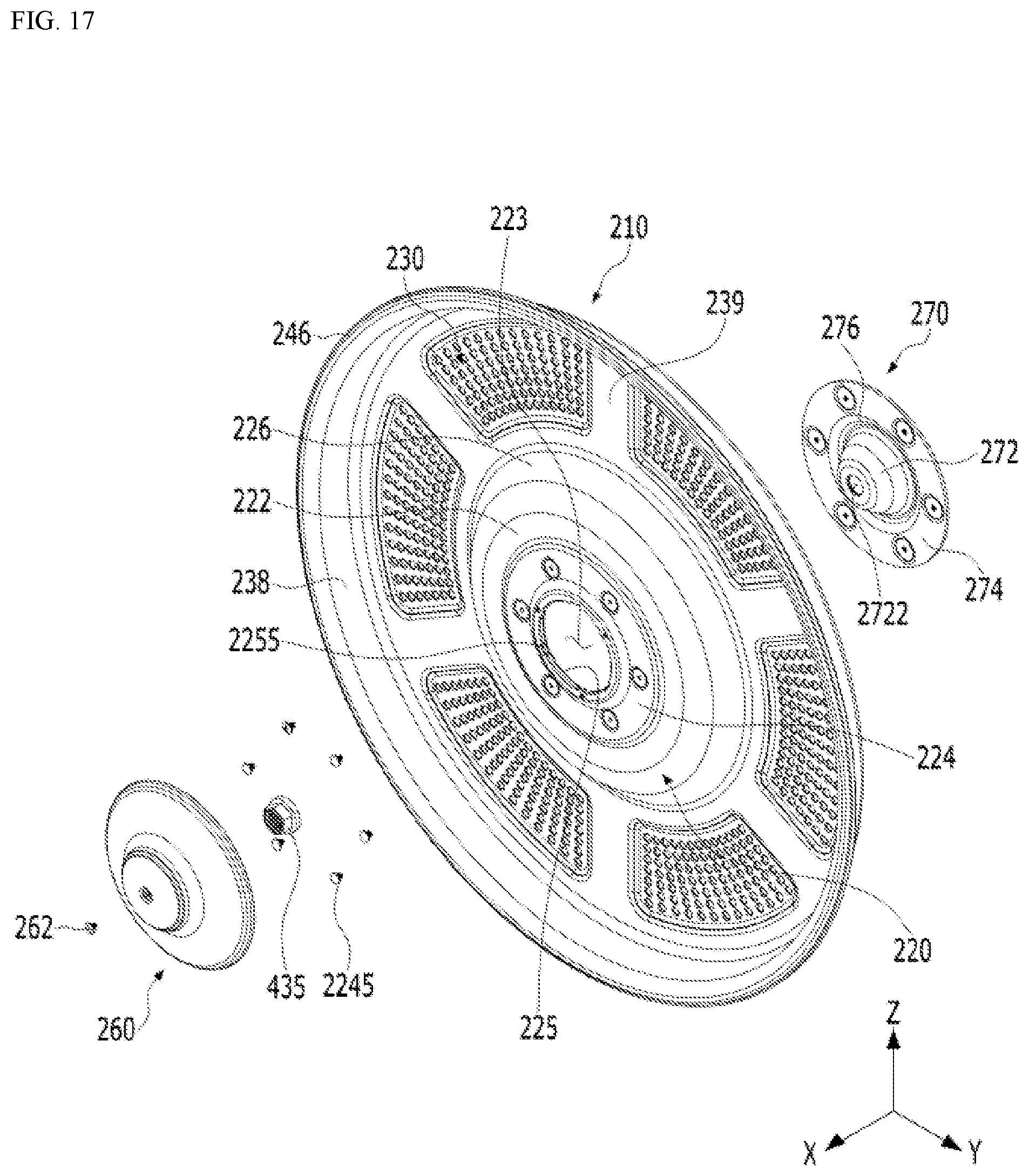 Patent US12104309 Figure 17 – Laundry treating apparatus