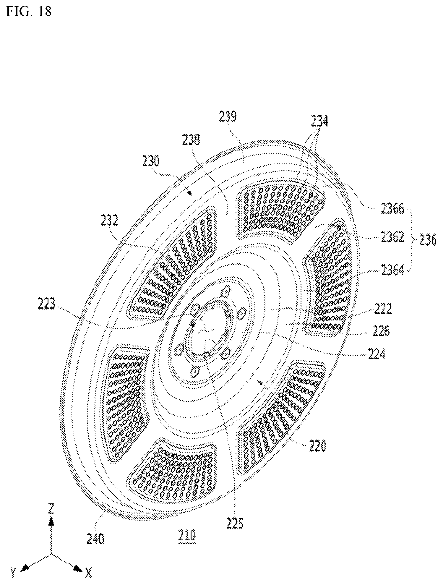 Patent US12104309 Figure 18 – Laundry treating apparatus