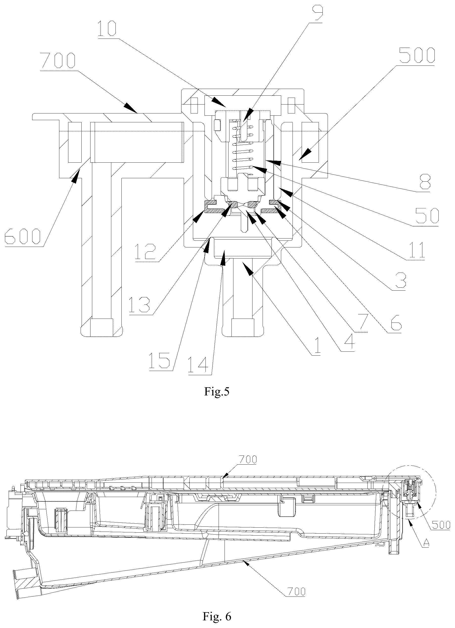 Patent US12104310 Figure 4 – Additive auto-feeding device and washing machine