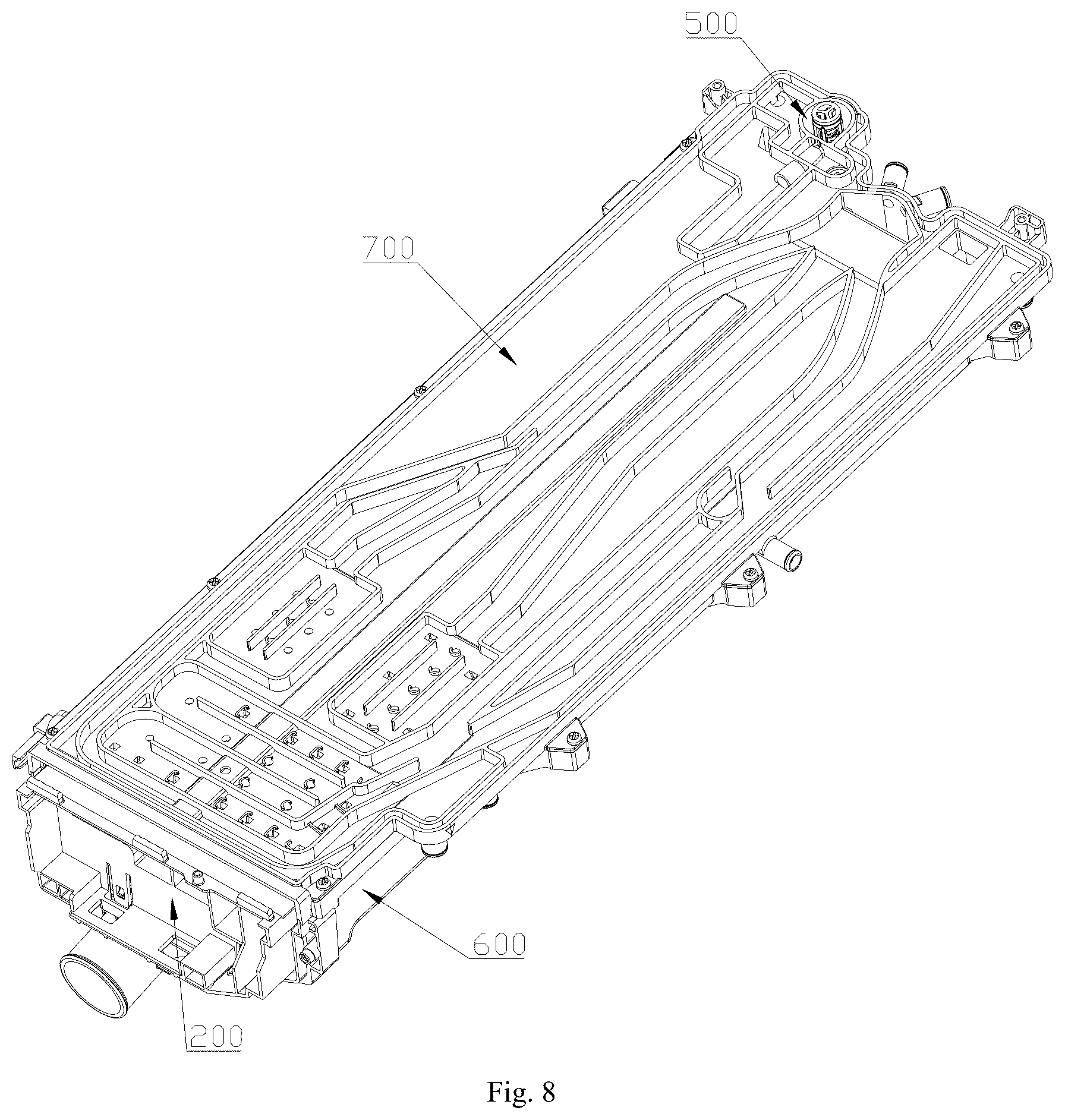Patent US12104310 Figure 6 – Additive auto-feeding device and washing machine