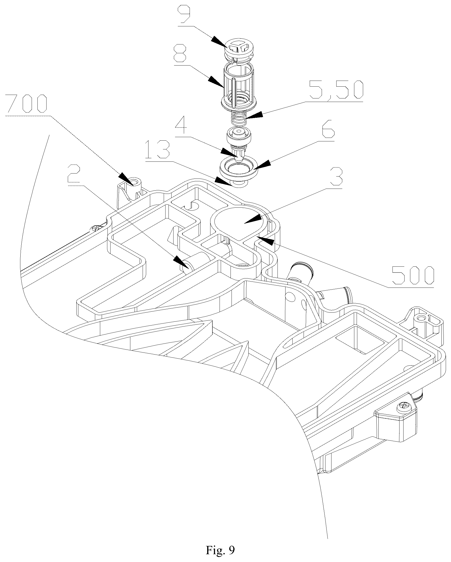 Patent US12104310 Figure 7 – Additive auto-feeding device and washing machine