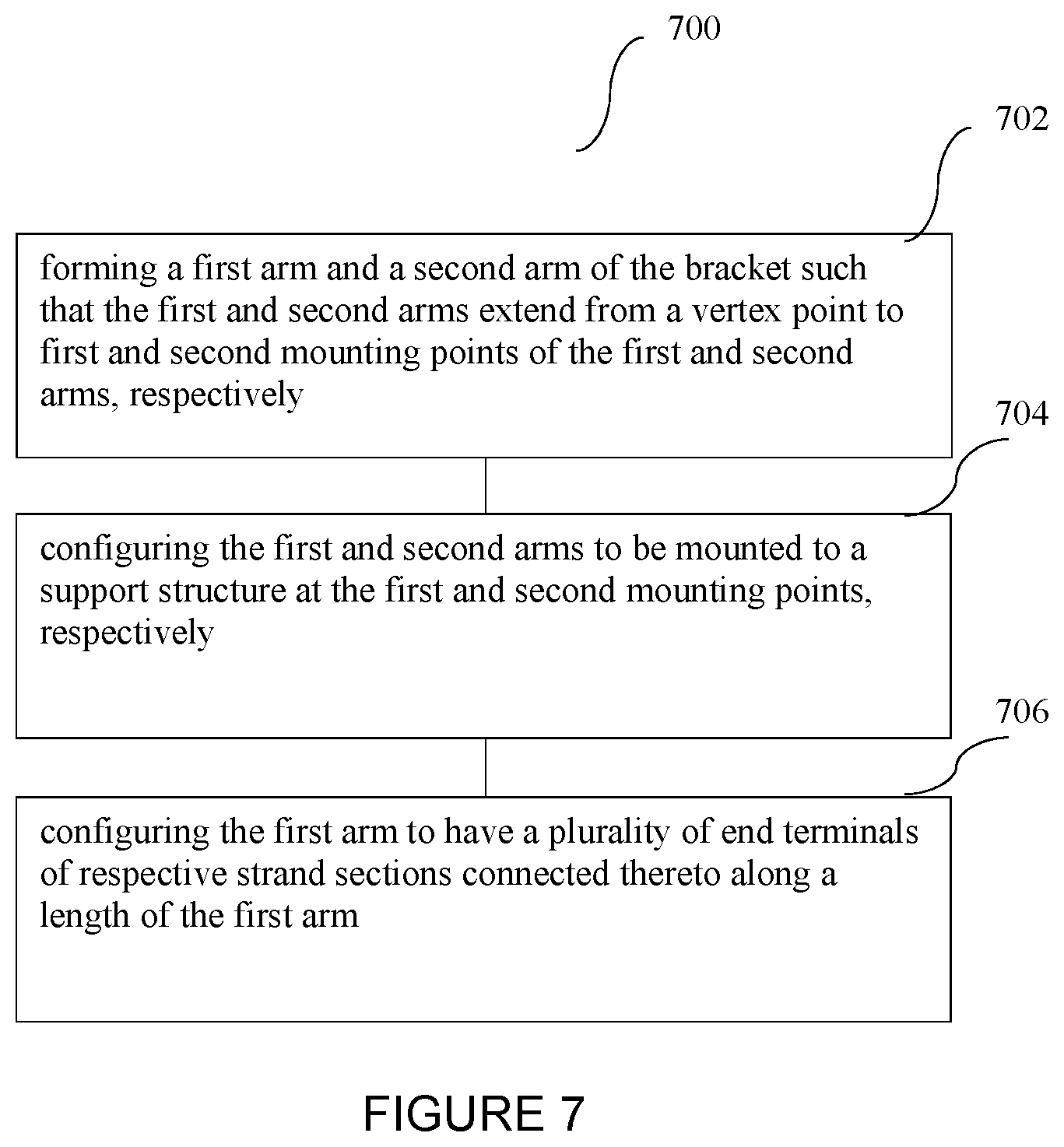 Patent US12104312 Figure 6 – Bracket for a clothesline assembly and a clothesline assembly