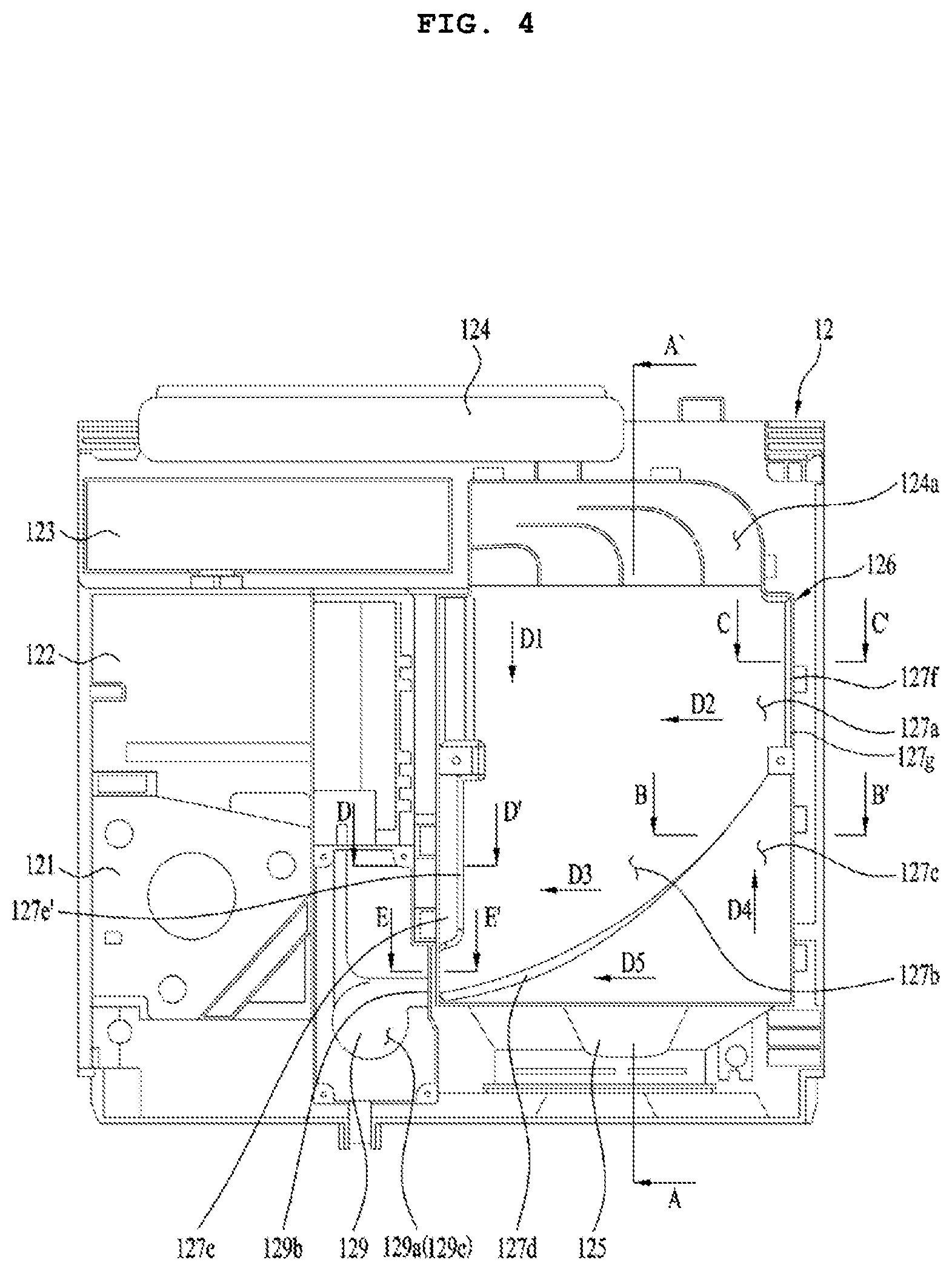Patent US12104313 Figure 4 – Laundry treatment apparatus