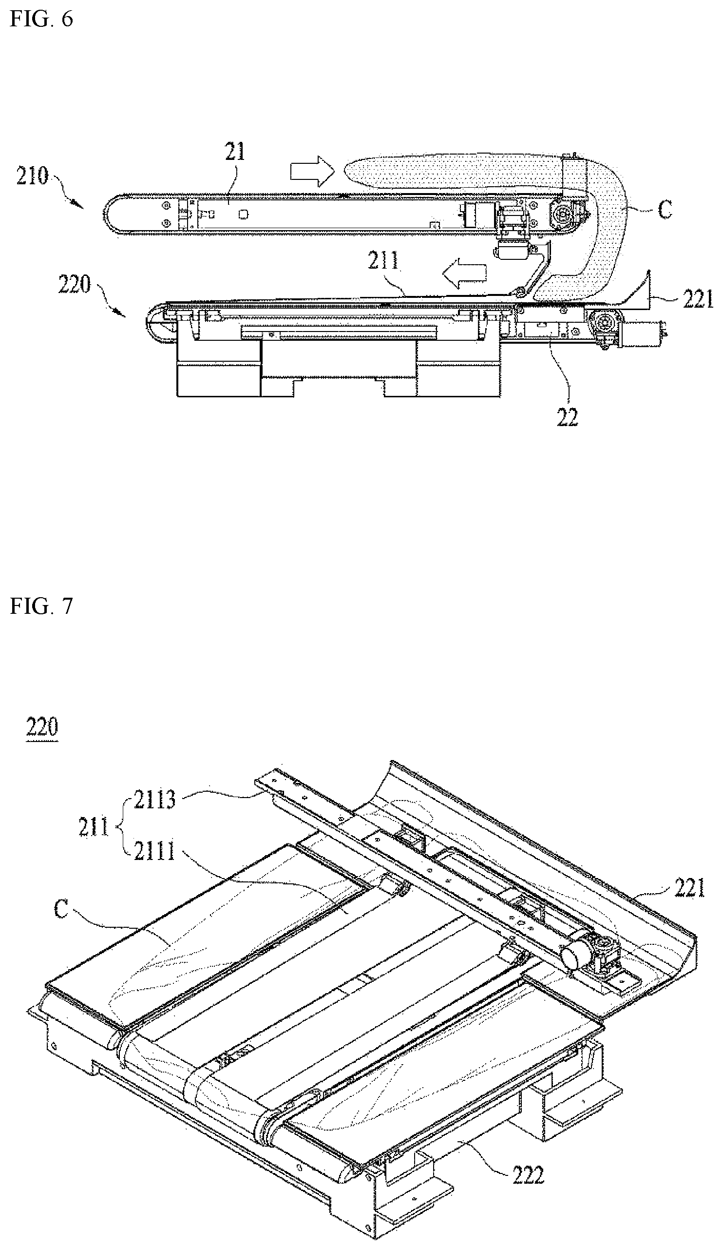Patent US12104314 Figure 5 – Clothes folding apparatus