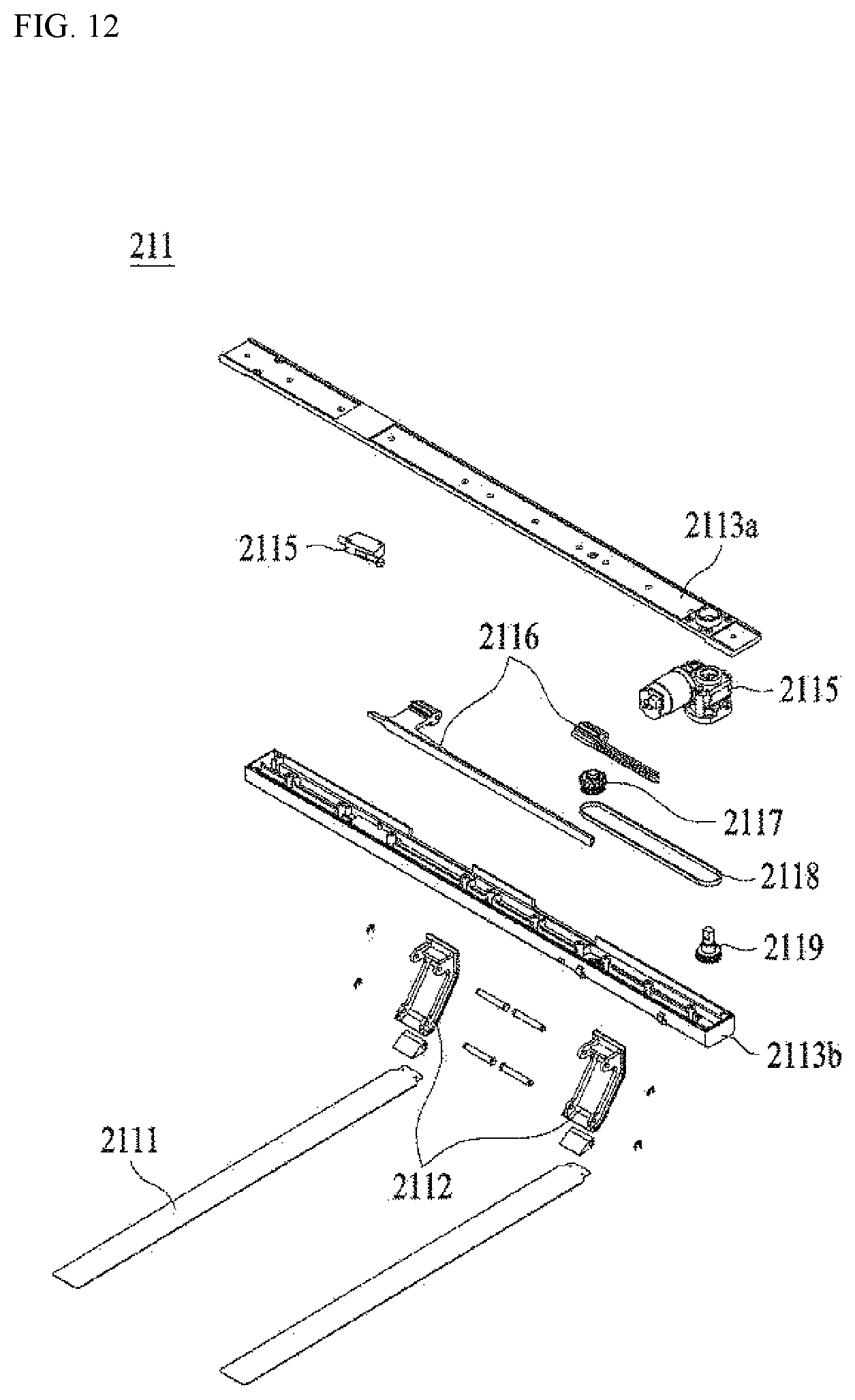 Patent US12104314 Figure 8 – Clothes folding apparatus