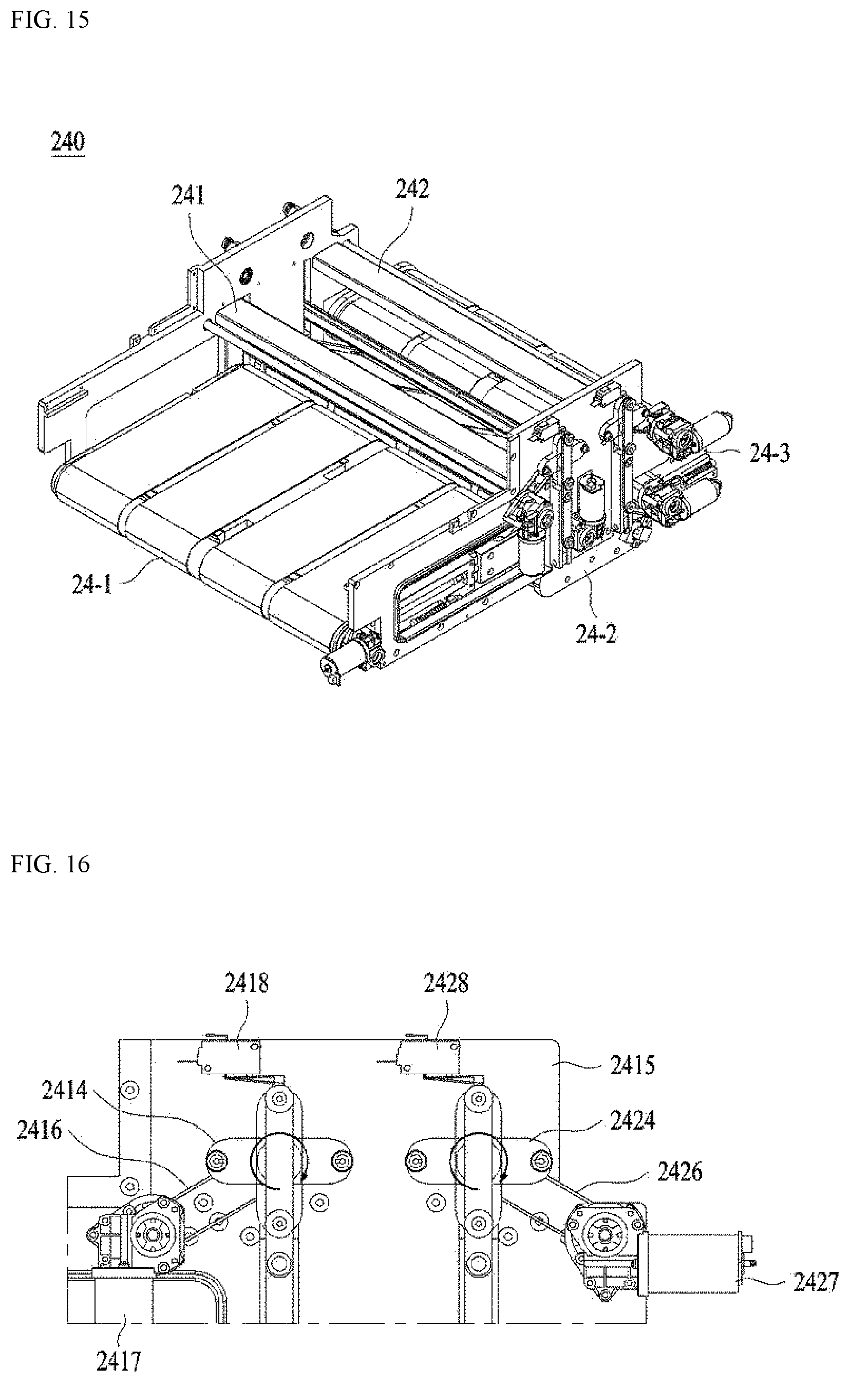 Patent US12104314 Figure 10 – Clothes folding apparatus