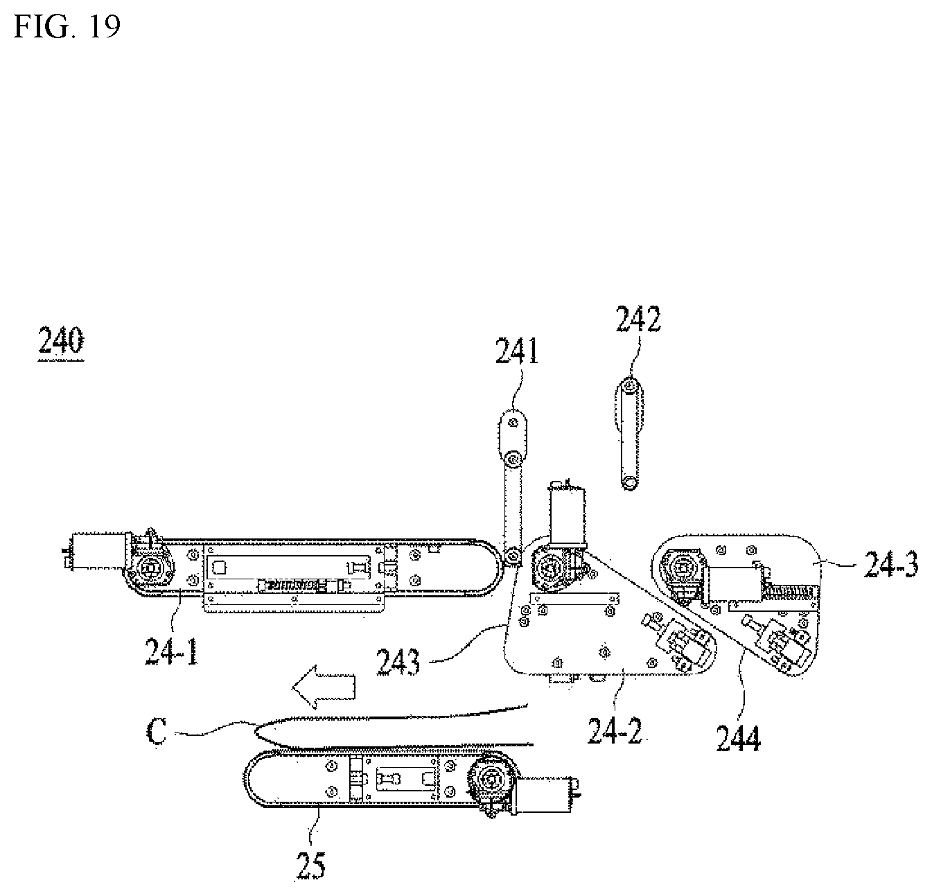 Patent US12104314 Figure 12 – Clothes folding apparatus